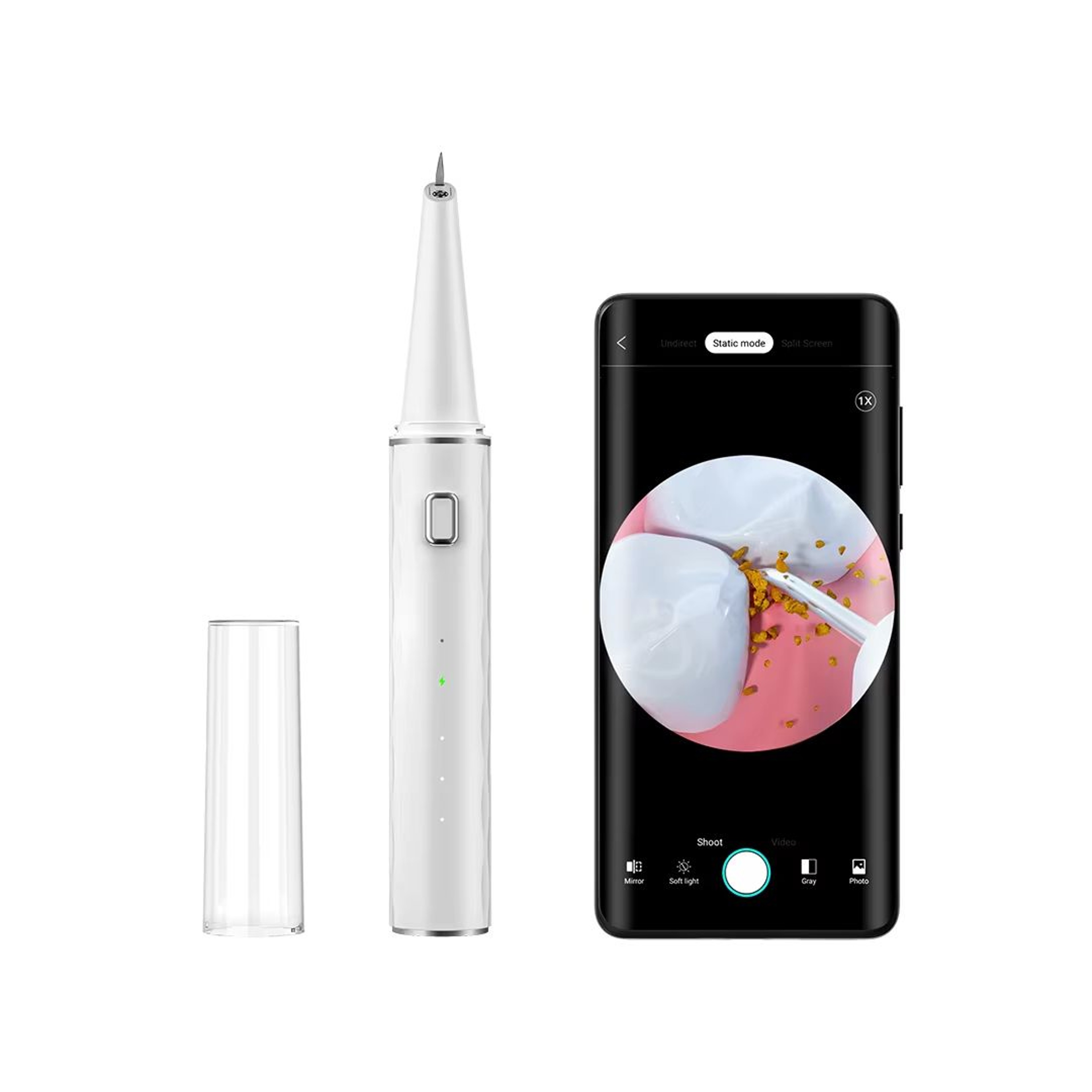 USB Rechargeable Electric Dental Scaler Ultrasonic Tartar Remover With LED Precision Teeth Cleaner 8