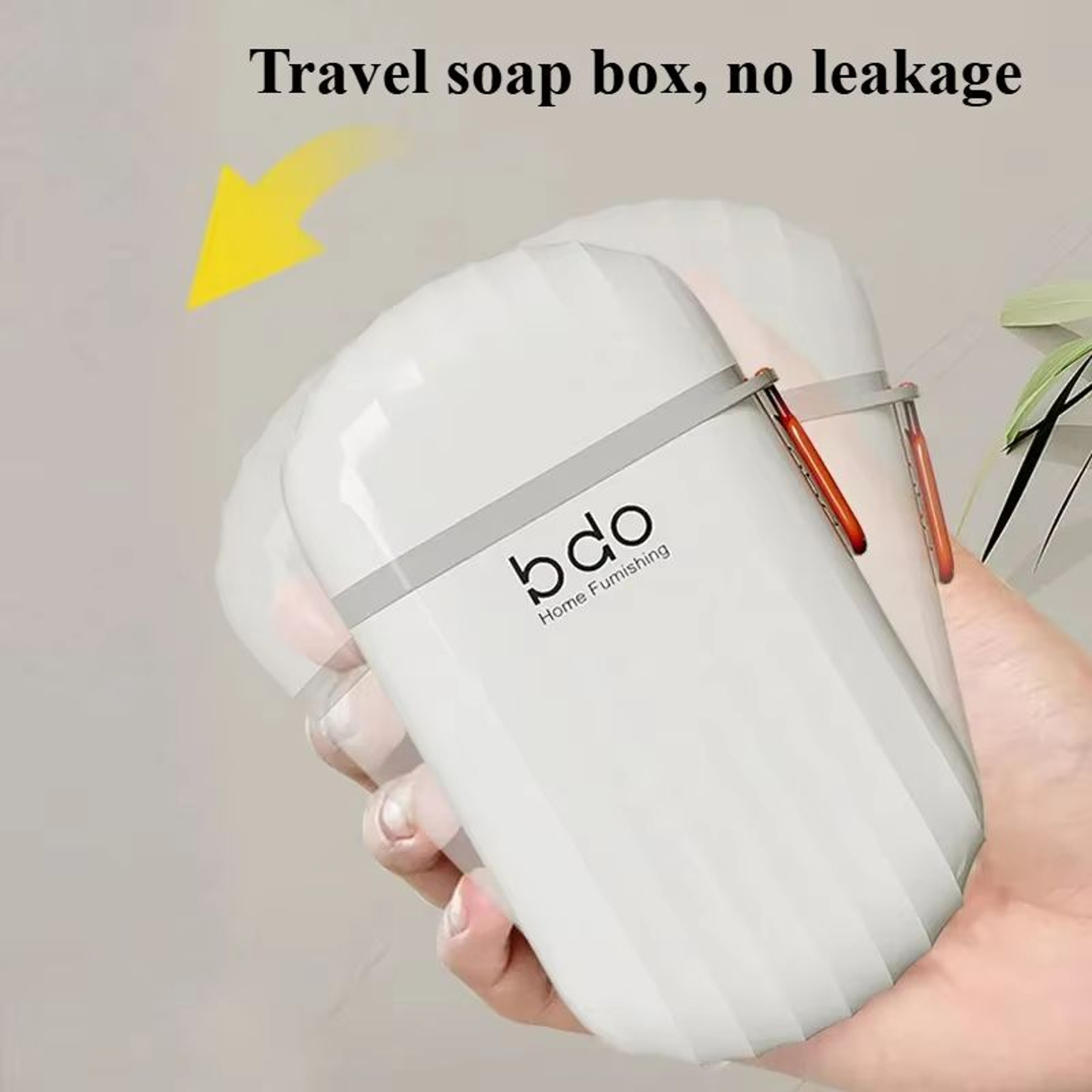 Portable Travel Soap Box With Lid And Drain Tray For Leakproof Storage 3