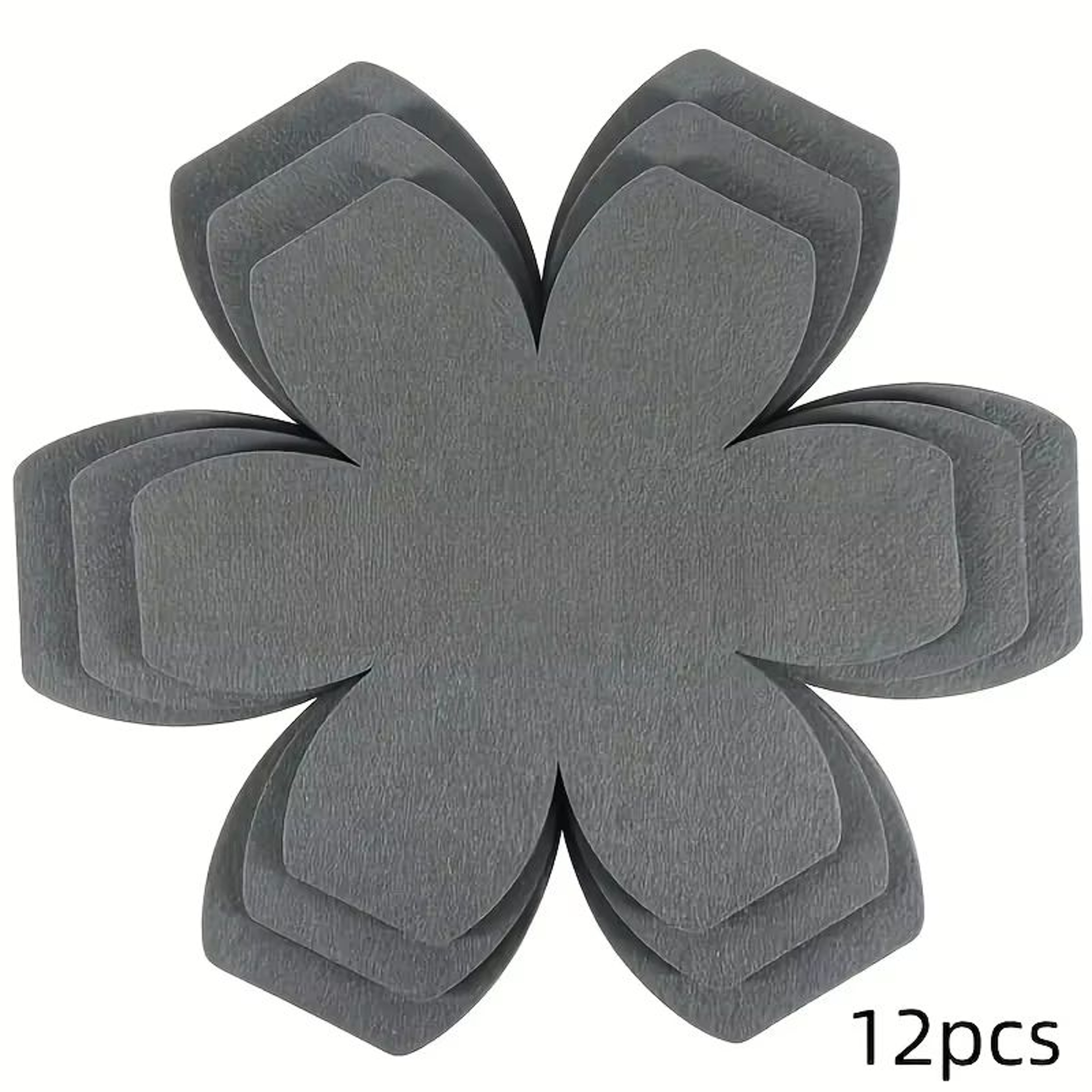12Piece Felt Pot And Pan Protectors Anti Scratch Non Stick Cookware Divider Pads Set 8
