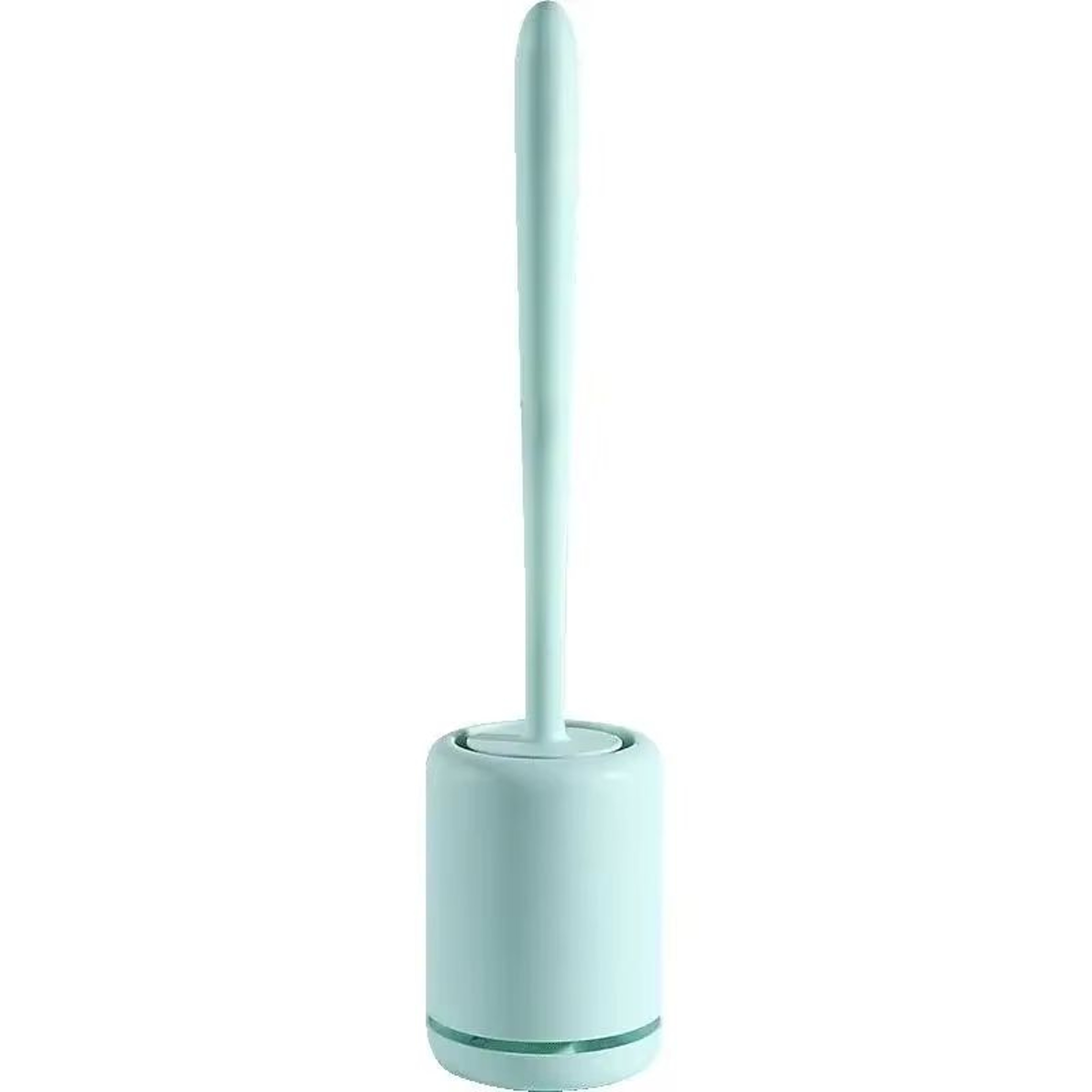Punch Free Wall Mounted Toilet Brush Set With Long Handle And Quick Dry Base 3