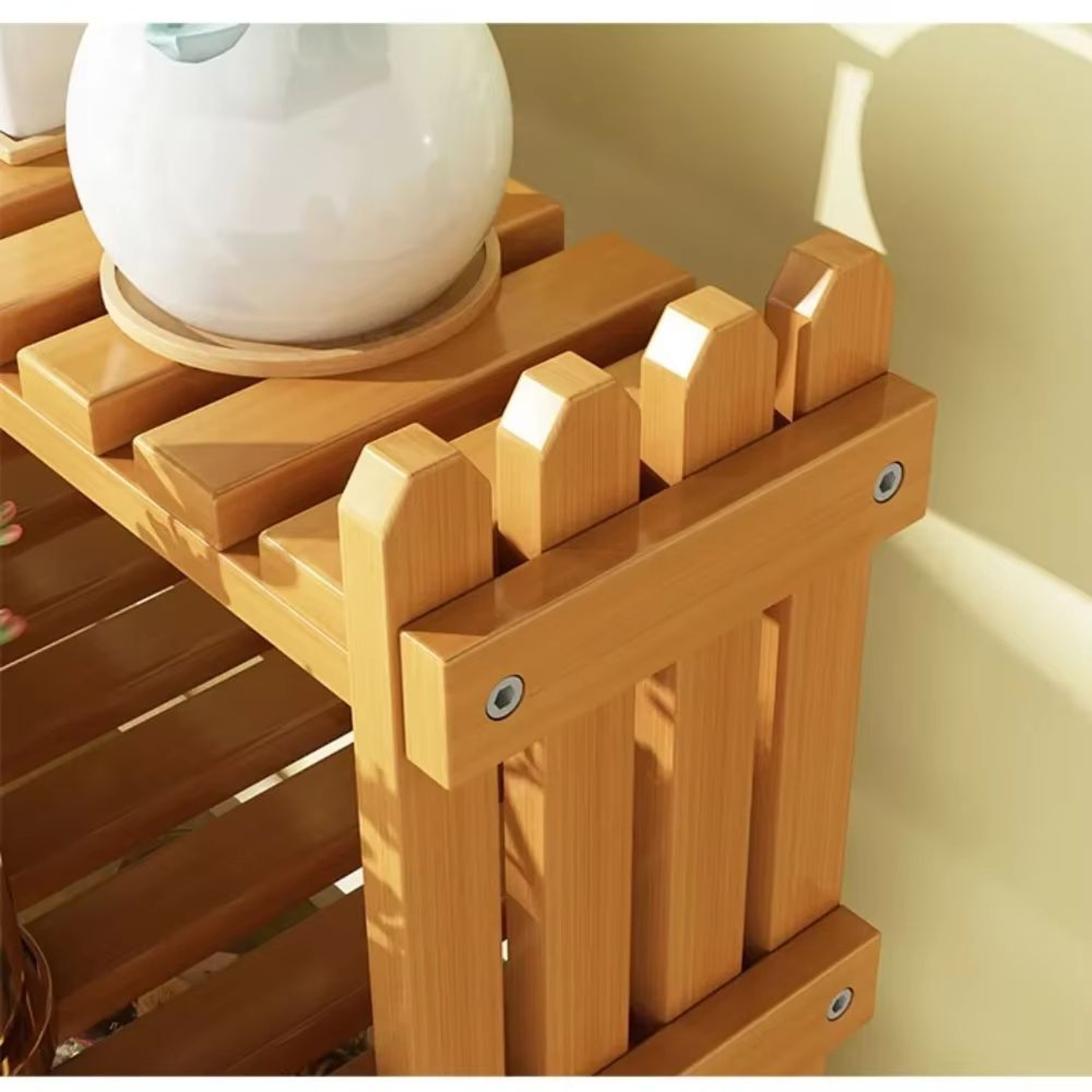 Multi Layer Indoor Plant Stand Shelf For Balcony Window And Home Storage 5