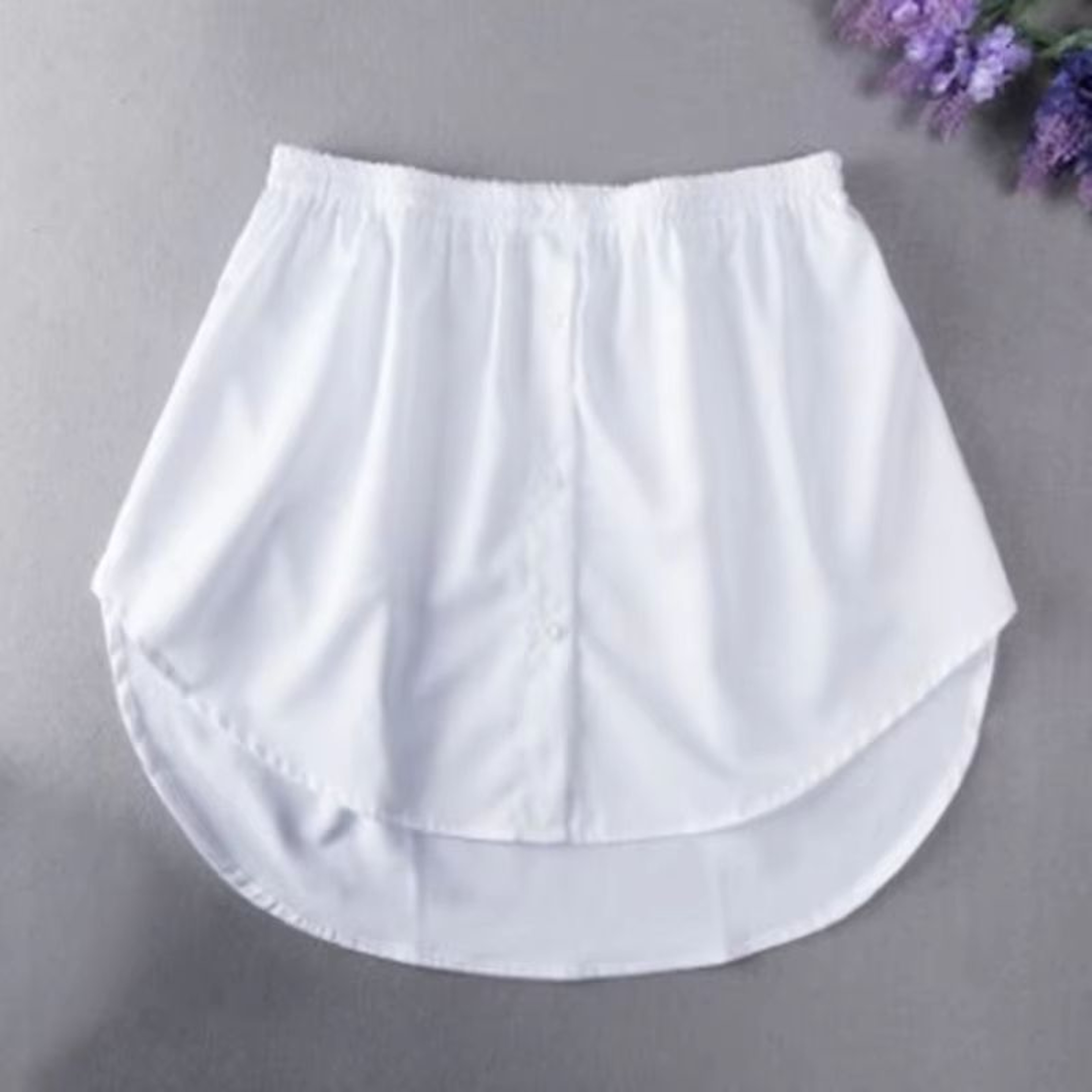 Adjustable Shirt Extender For Women Layered Faux Hem Underskirt 7