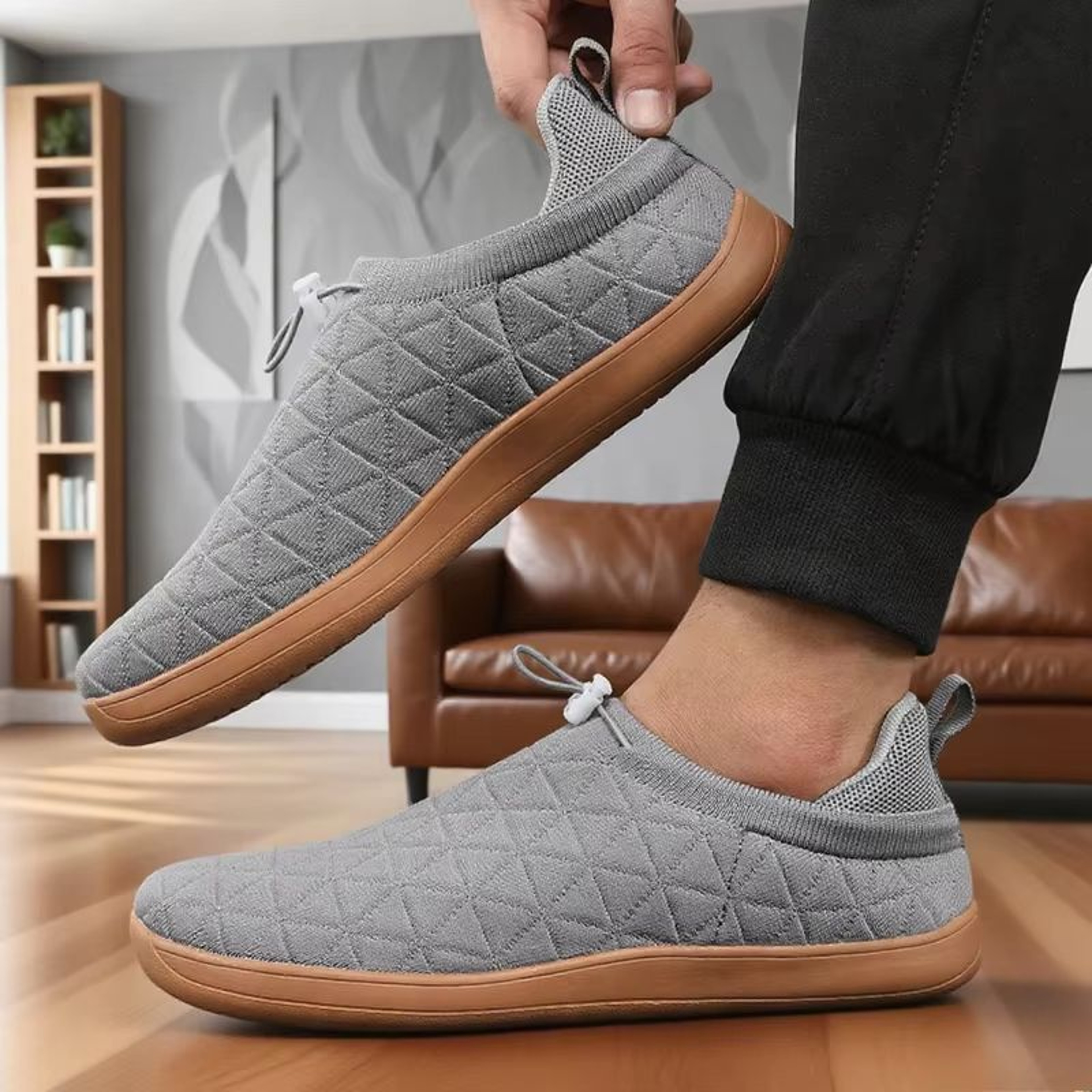 Wide Toe Box Barefoot Sneakers For Men Breathable Zero Drop Minimalist Running Shoes 2