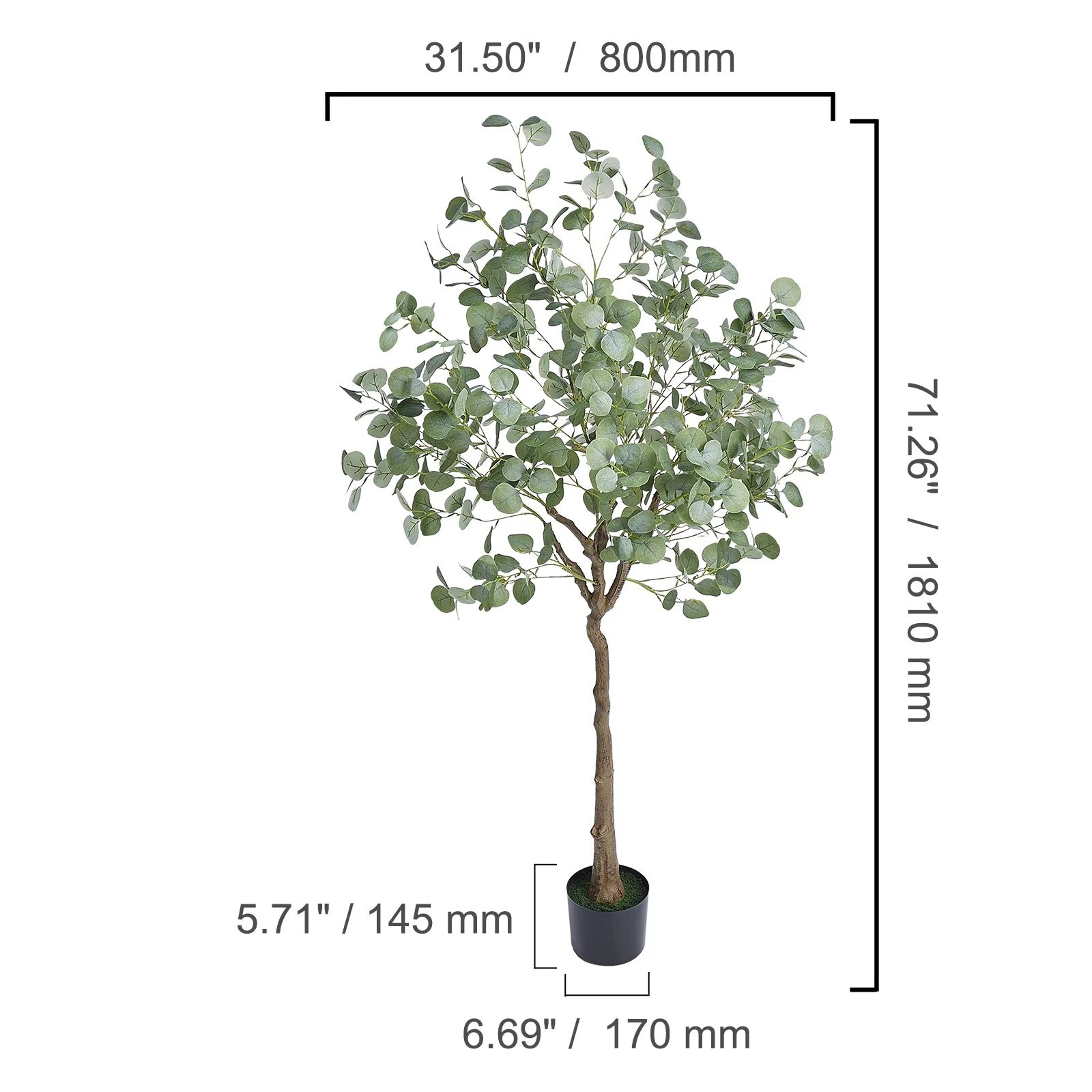 46FT Artificial Olive Tree In Pot With AntiTip Base For Realistic Indoor Outdoor Decor 11