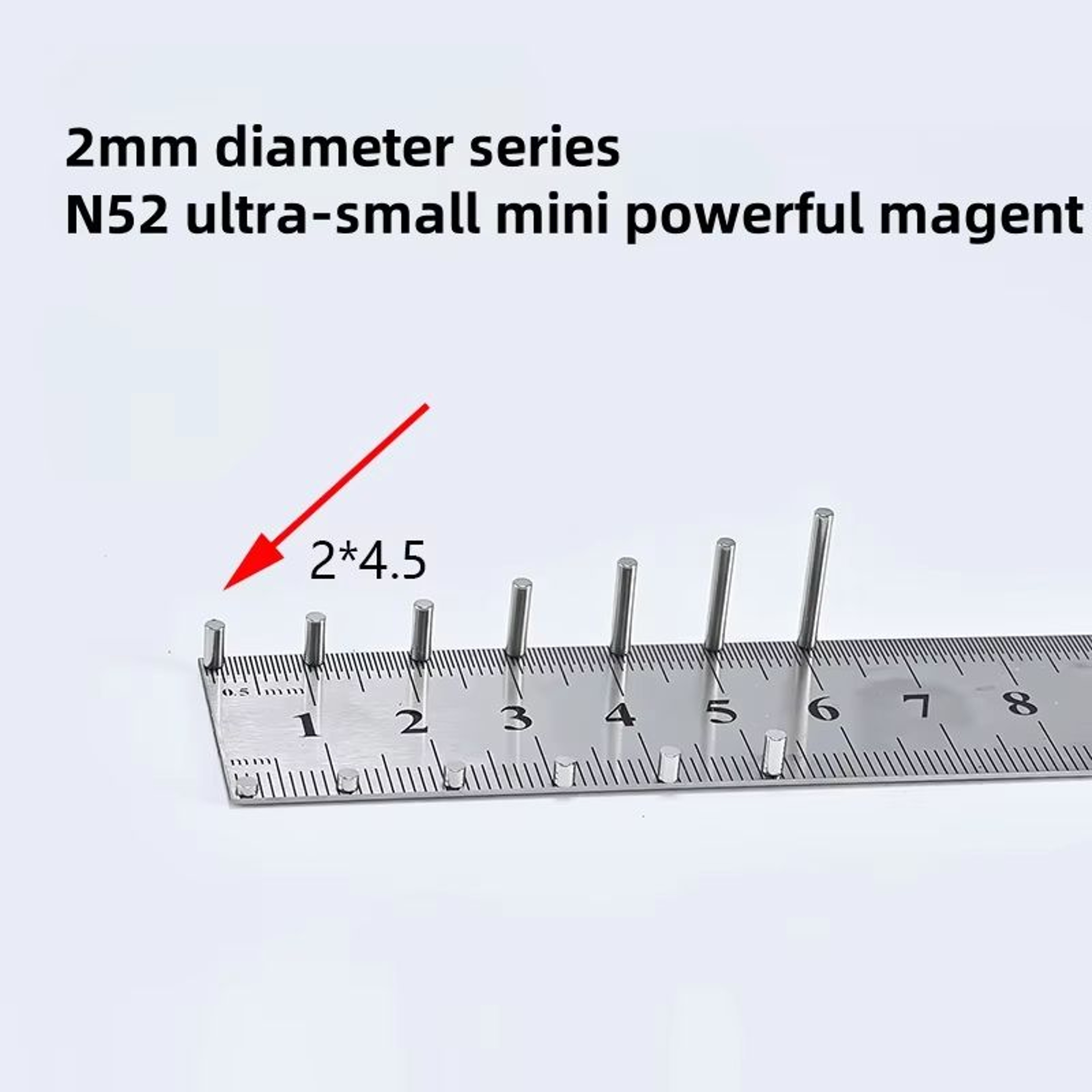 N52 Mini Neodymium Magnets Set  Strong Mini Magnets 2mm UltraPowerful Refrigerator  Craft Magnets 1 12