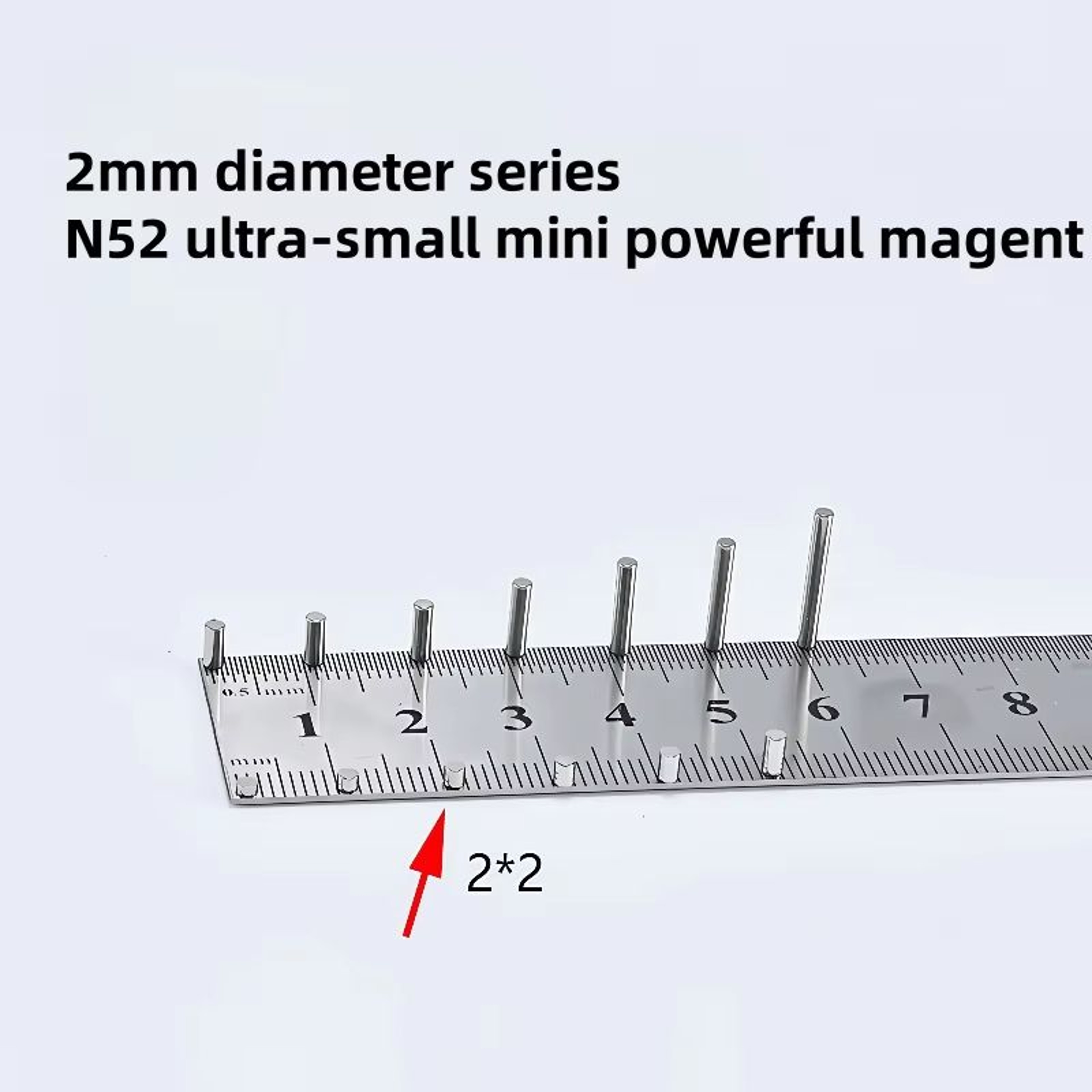 N52 Mini Neodymium Magnets Set  Strong Mini Magnets 2mm UltraPowerful Refrigerator  Craft Magnets 1 8