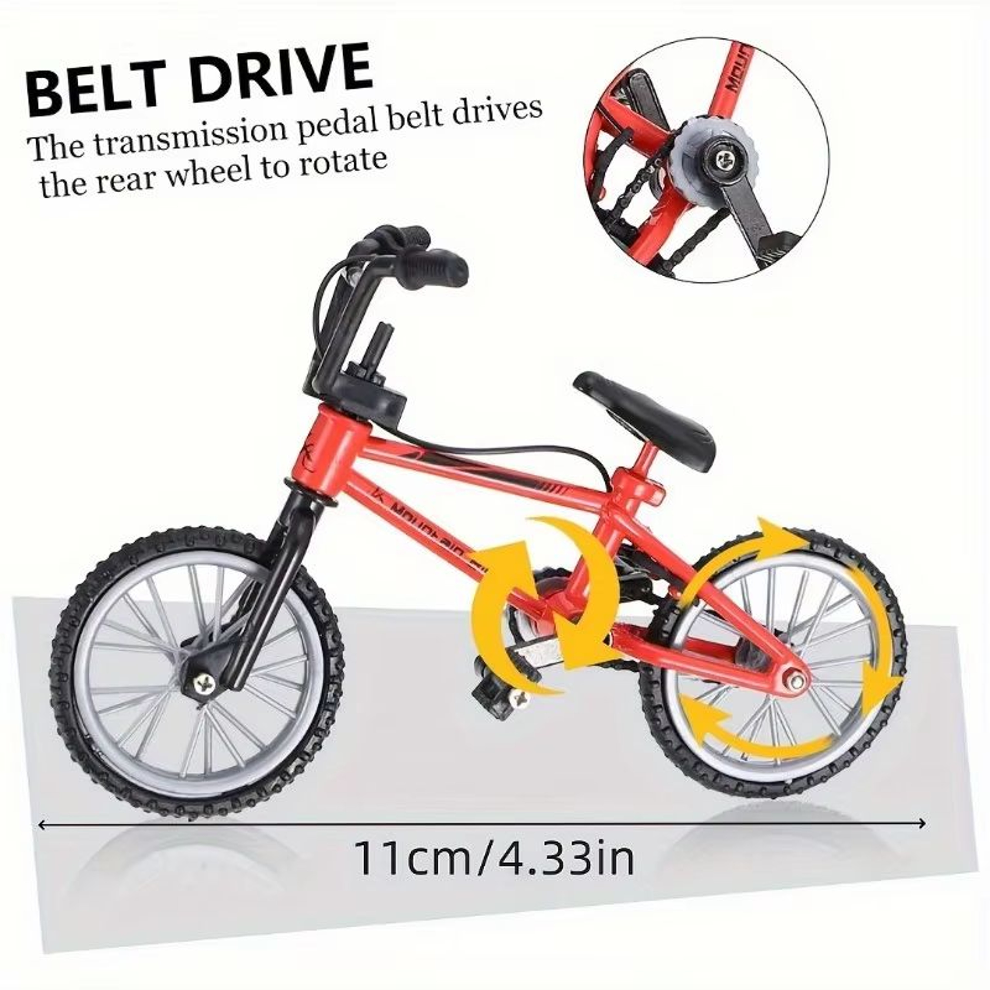 1 12 Scale Alloy Bicycle Model Mini Decorative Metal Bike Display 2