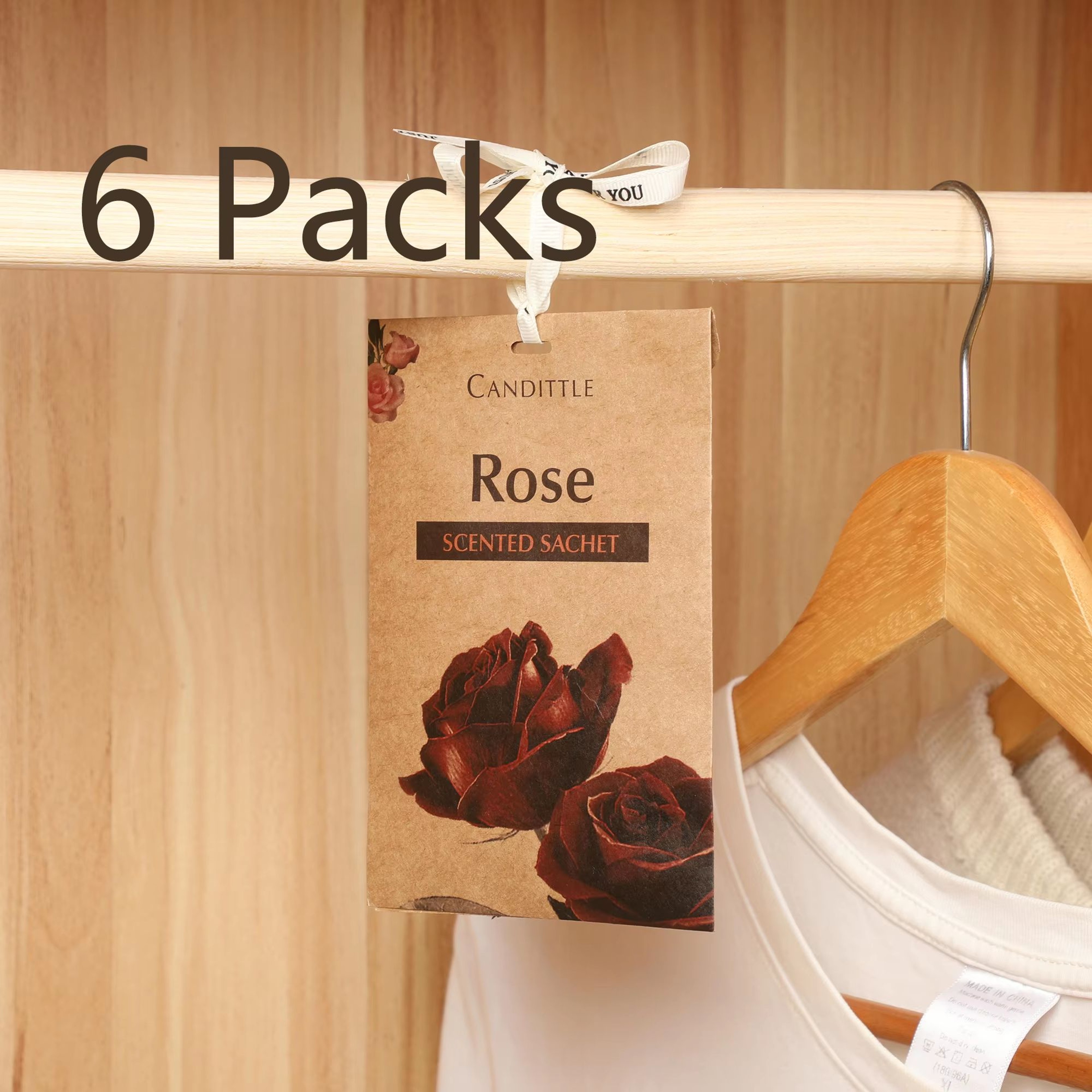 6Pack Oud Lavender Sandalwood Scented Sachet Set LongLasting Closet  Car Freshener 8