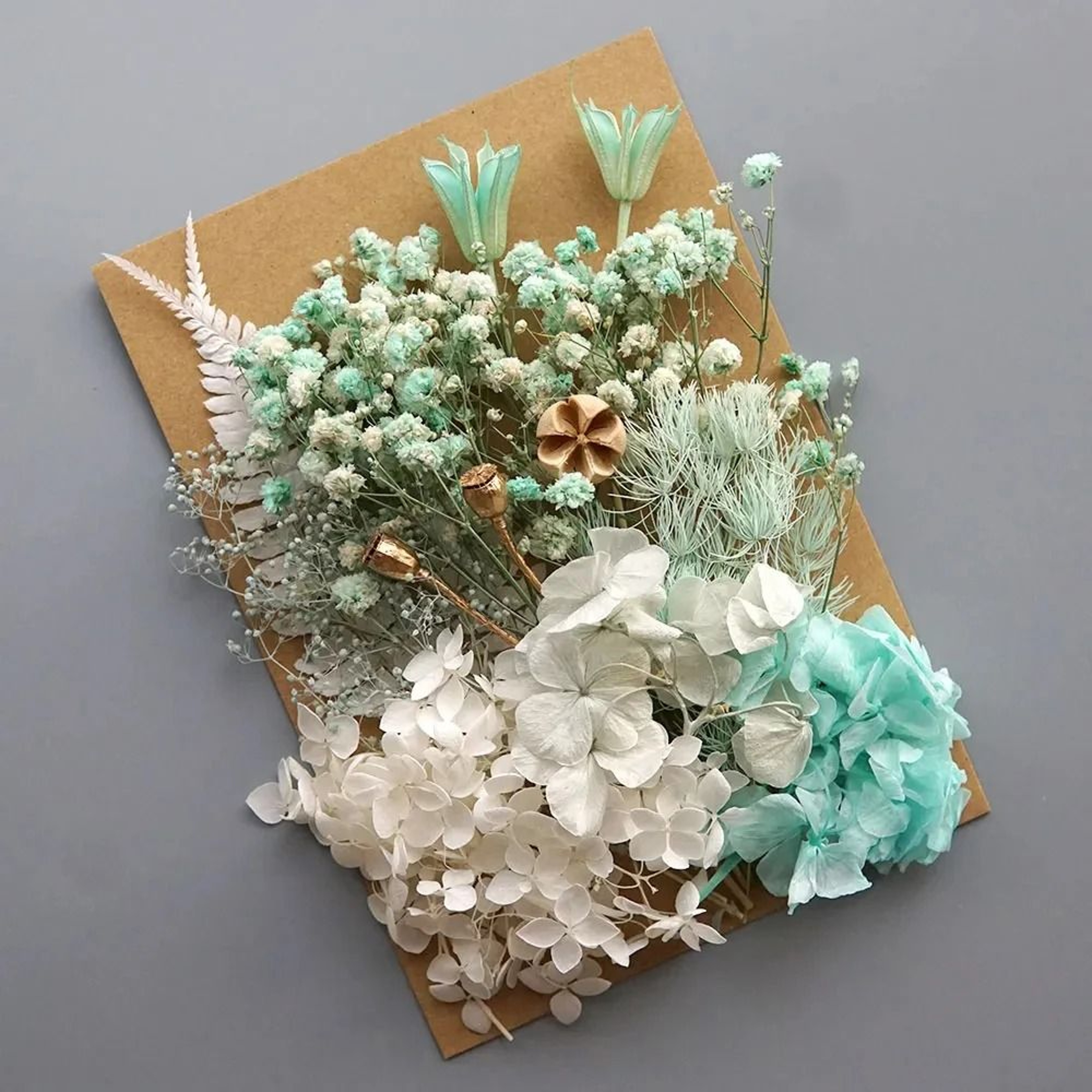 Preserved Hydrangea Dried Flower Kit For Resin Crafts And Candle Making 13