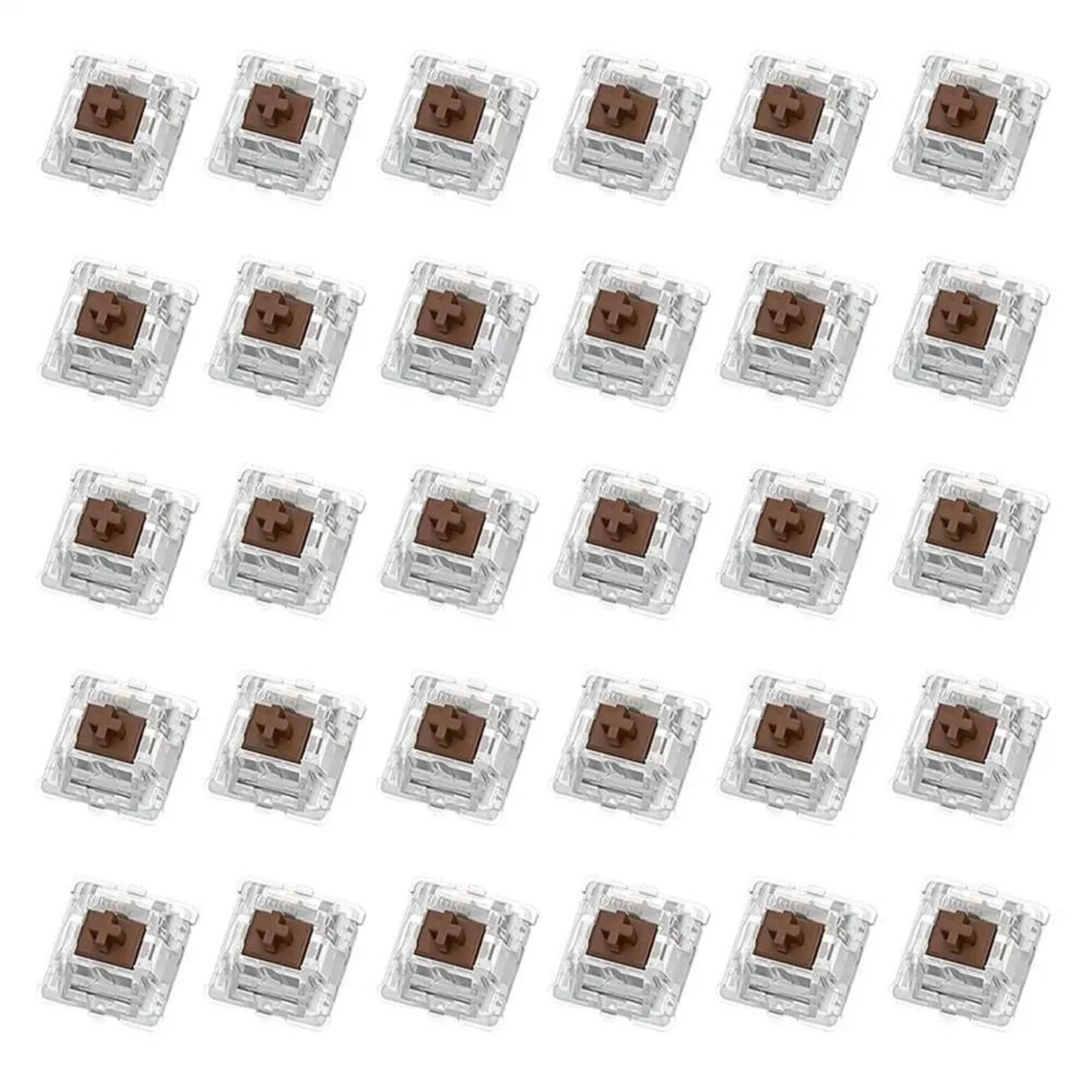 30PCS Mechanical Keyboard Tactile Switch Set  2 Pin Clicker Replacement For DIY Keyboards 9