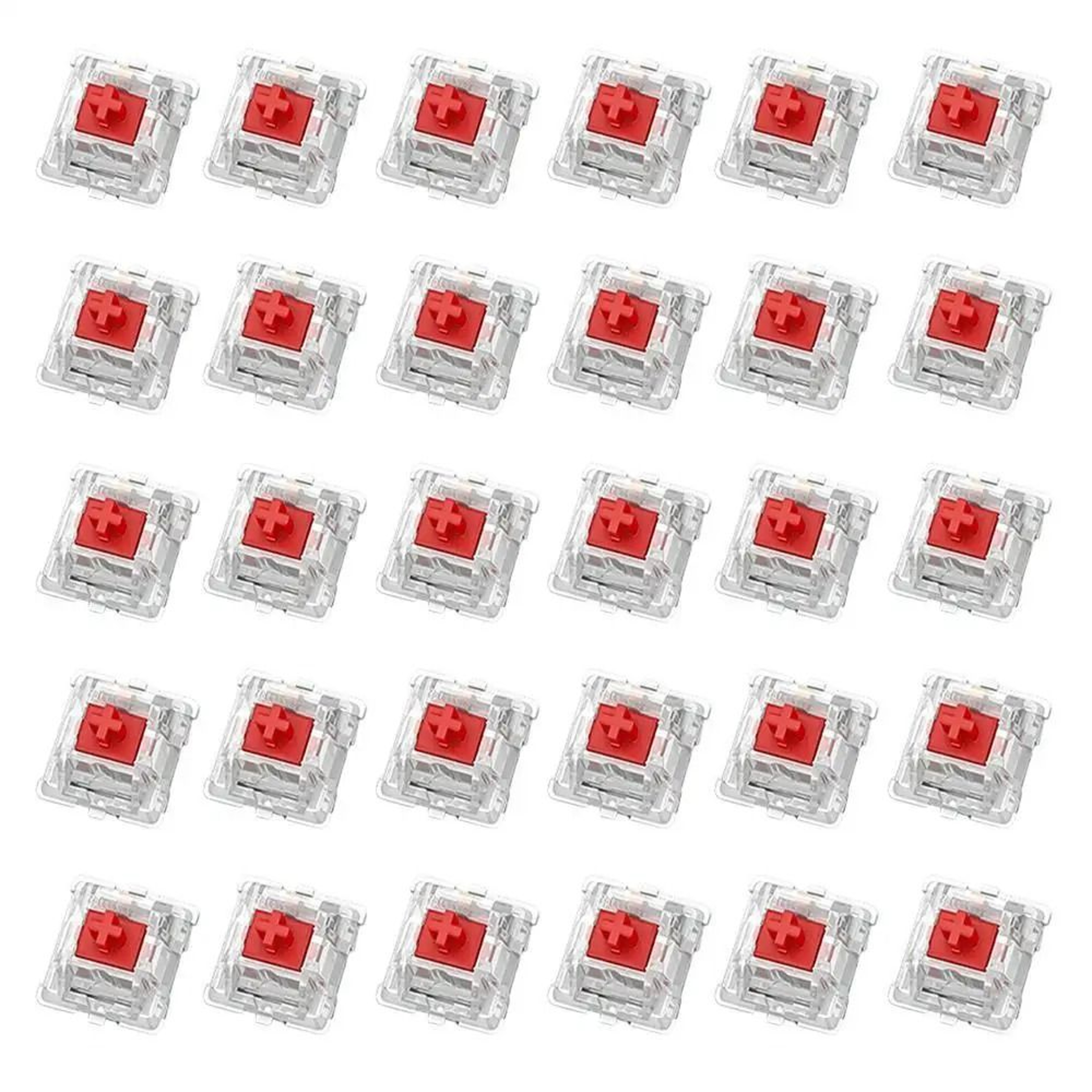 30PCS Mechanical Keyboard Tactile Switch Set  2 Pin Clicker Replacement For DIY Keyboards 8