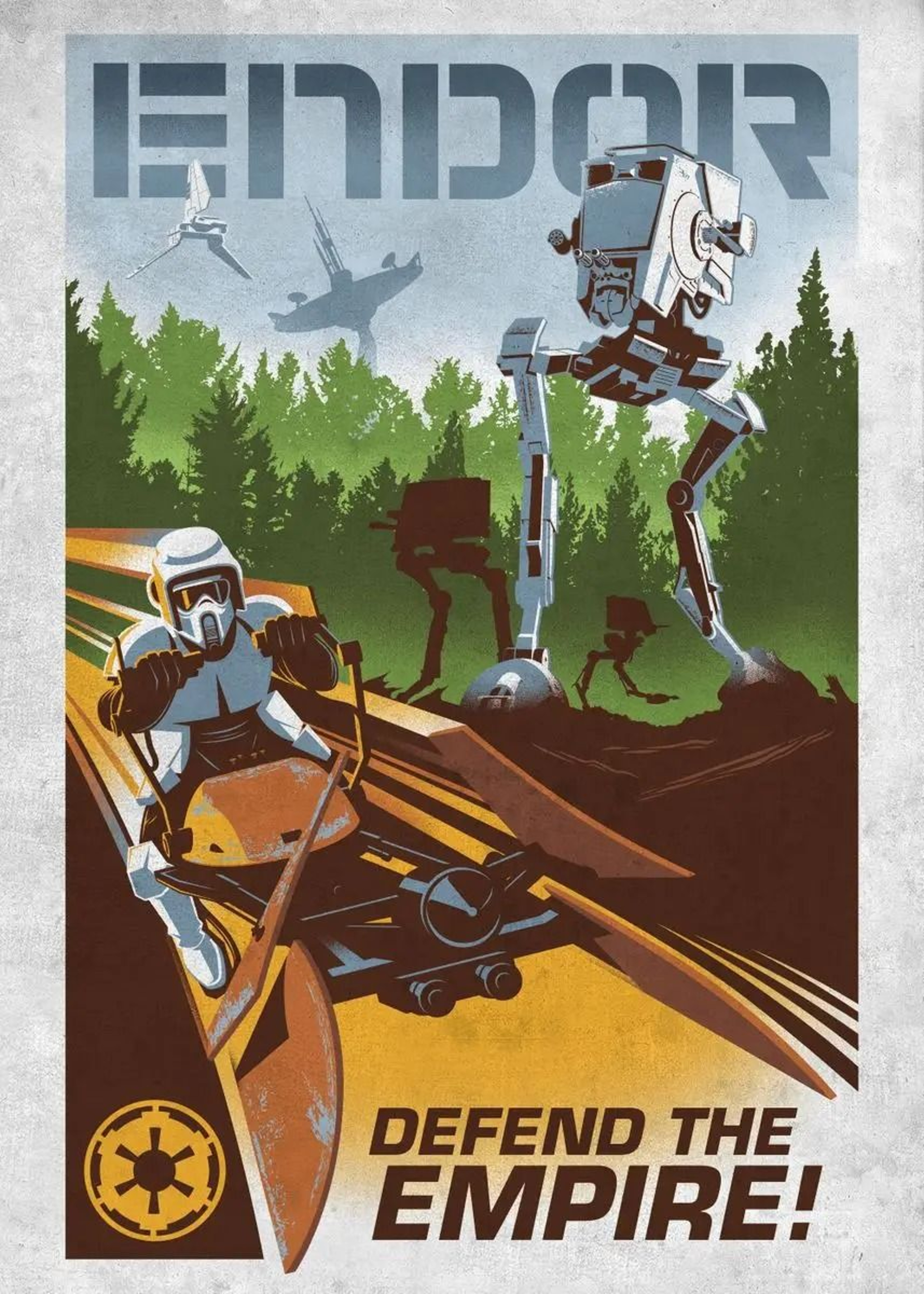 Galactic Retro Propaganda Canvas Poster Space Movie Wall Art 12