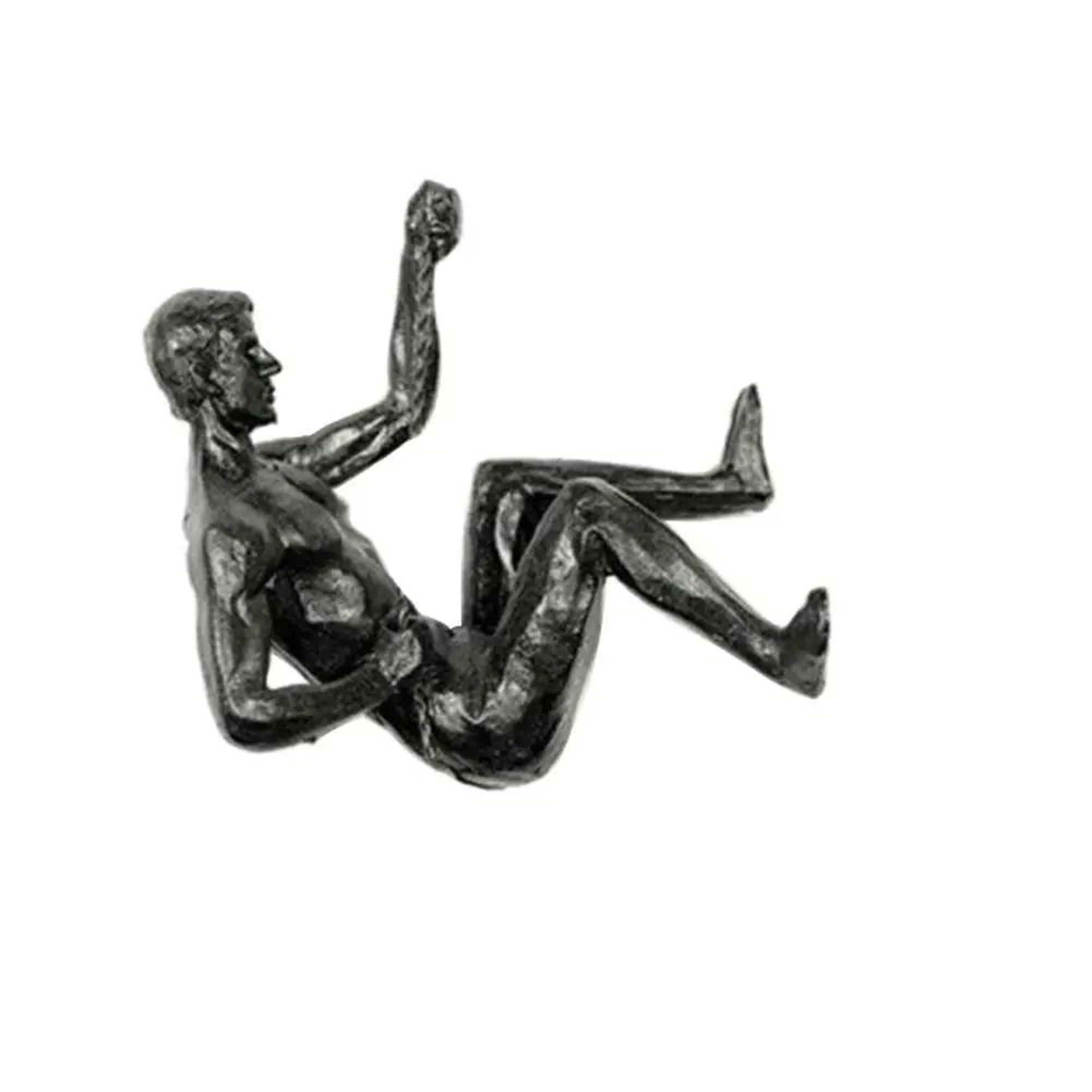 ClimbArt Golden Athlete Wall Sculpture Modern Resin Decor 2