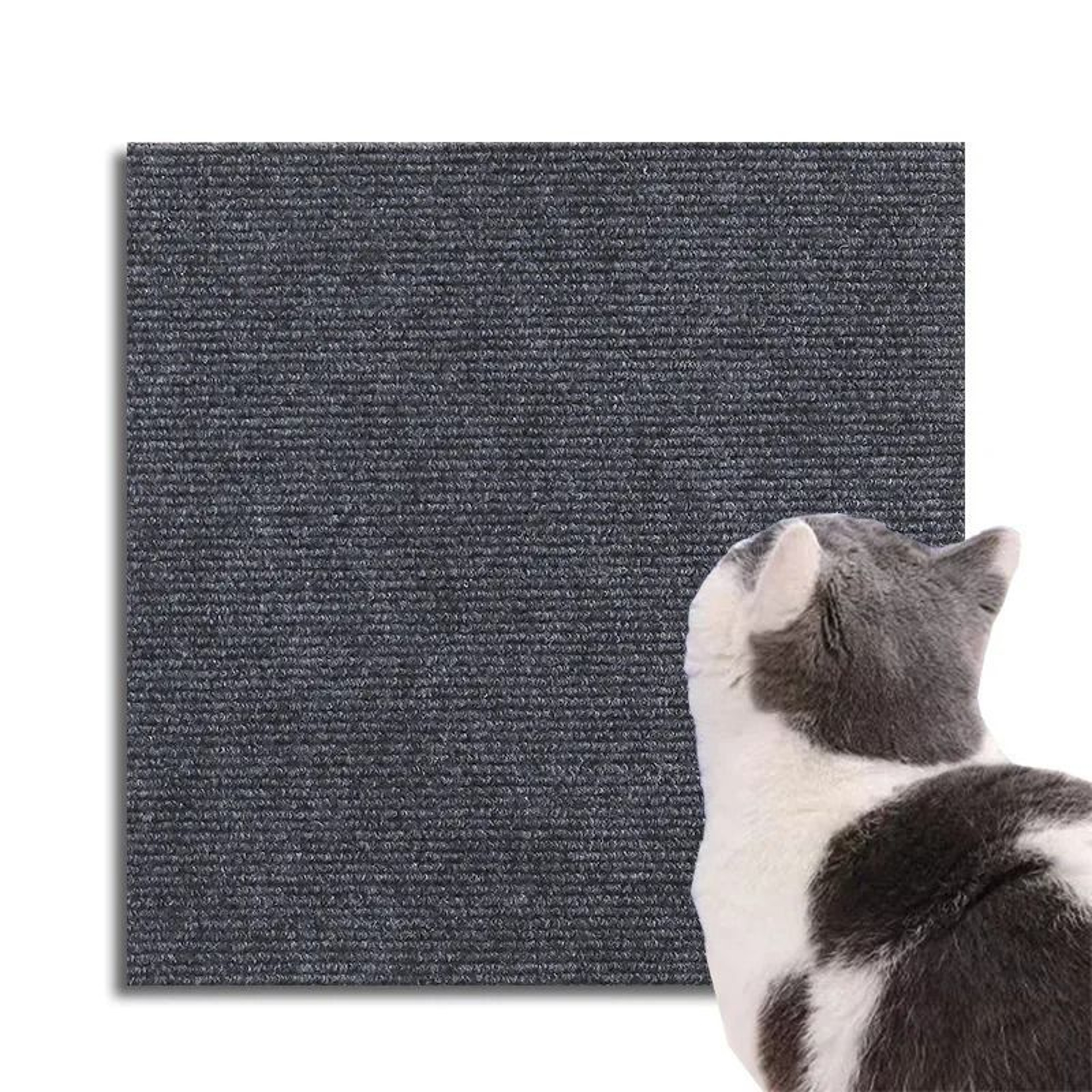SelfAdhesive Cat Scratch Mat Trimmable Wall Climbing Pad Furniture Protector 9