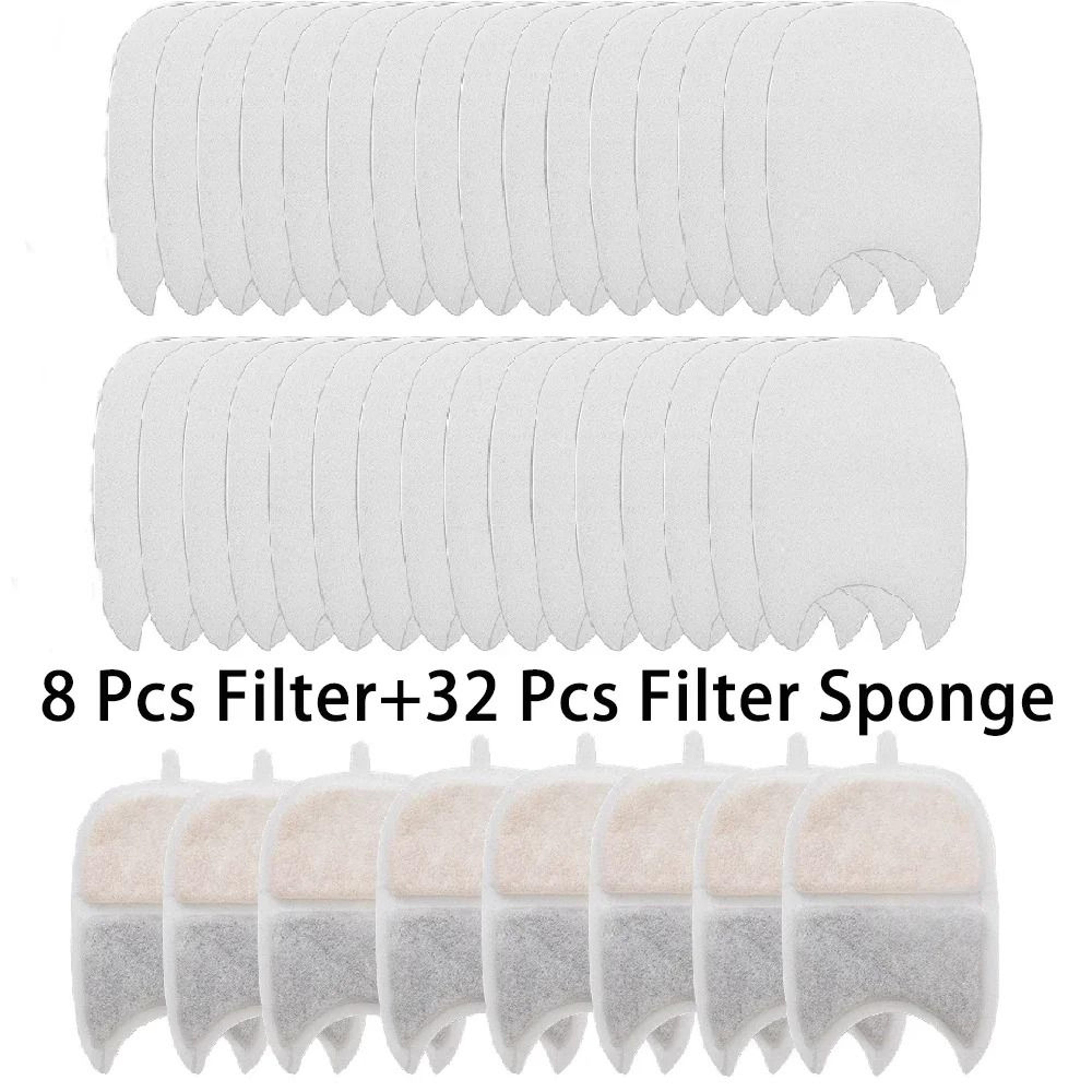 6Layer Replacement Water Filters For Stainless Steel Cat And Dog Water Fountains 8