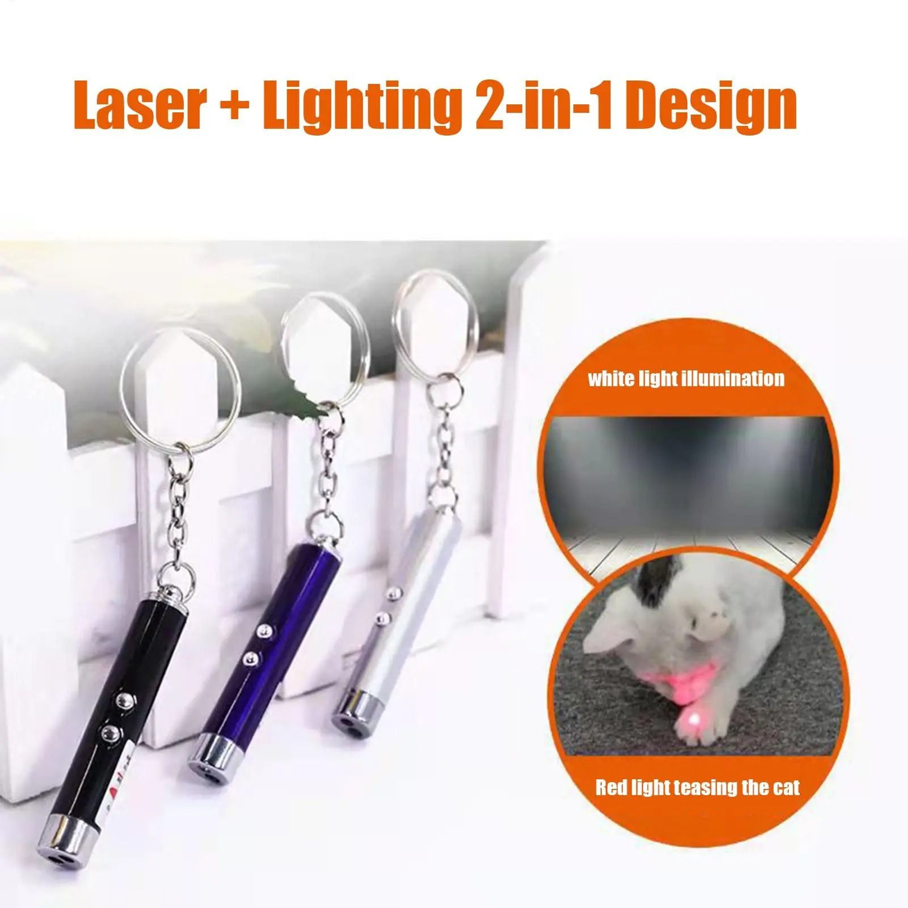Interactive Laser Pointer Cat Toy For Exercise Training And Indoor Play 3