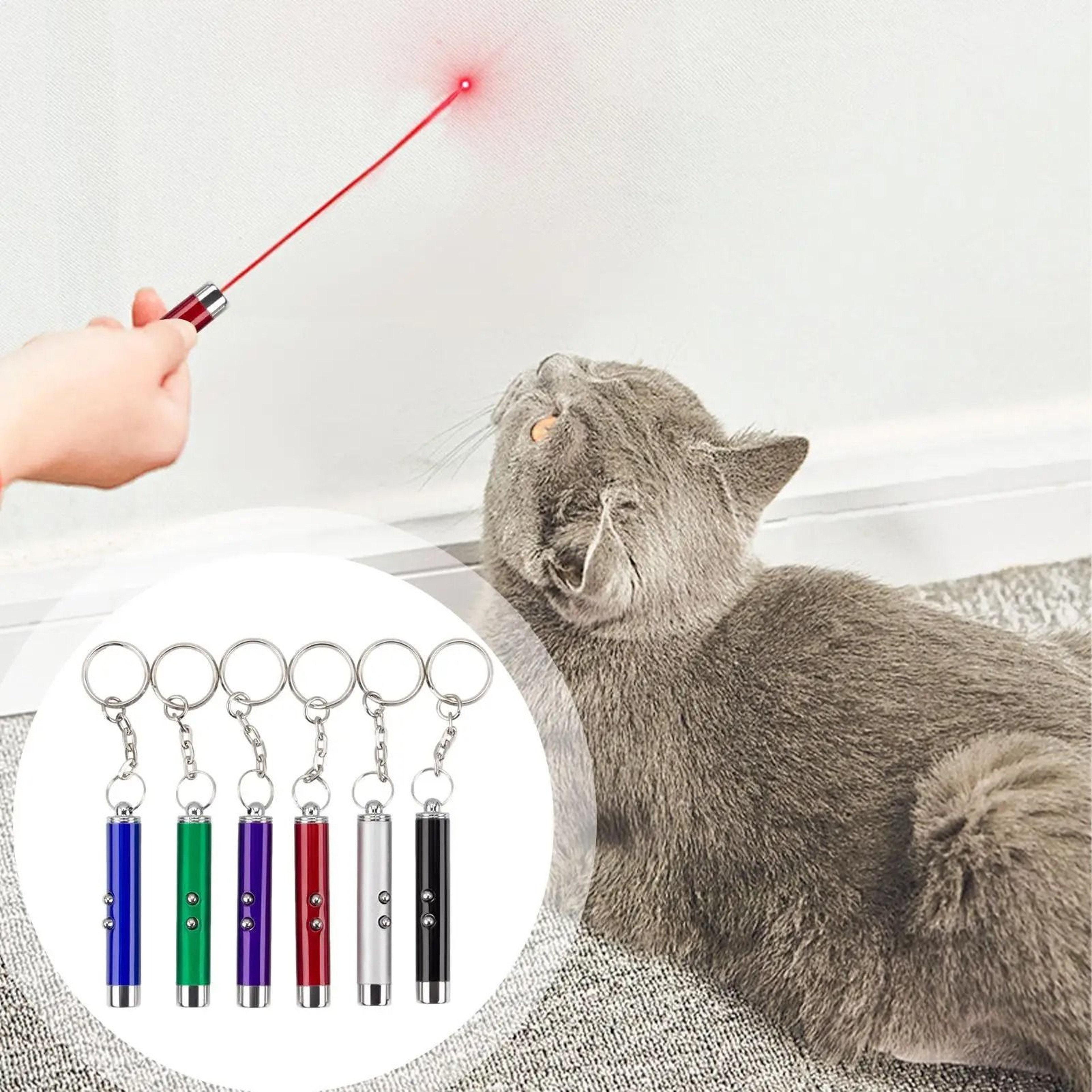 Interactive Laser Pointer Cat Toy For Exercise Training And Indoor Play 5