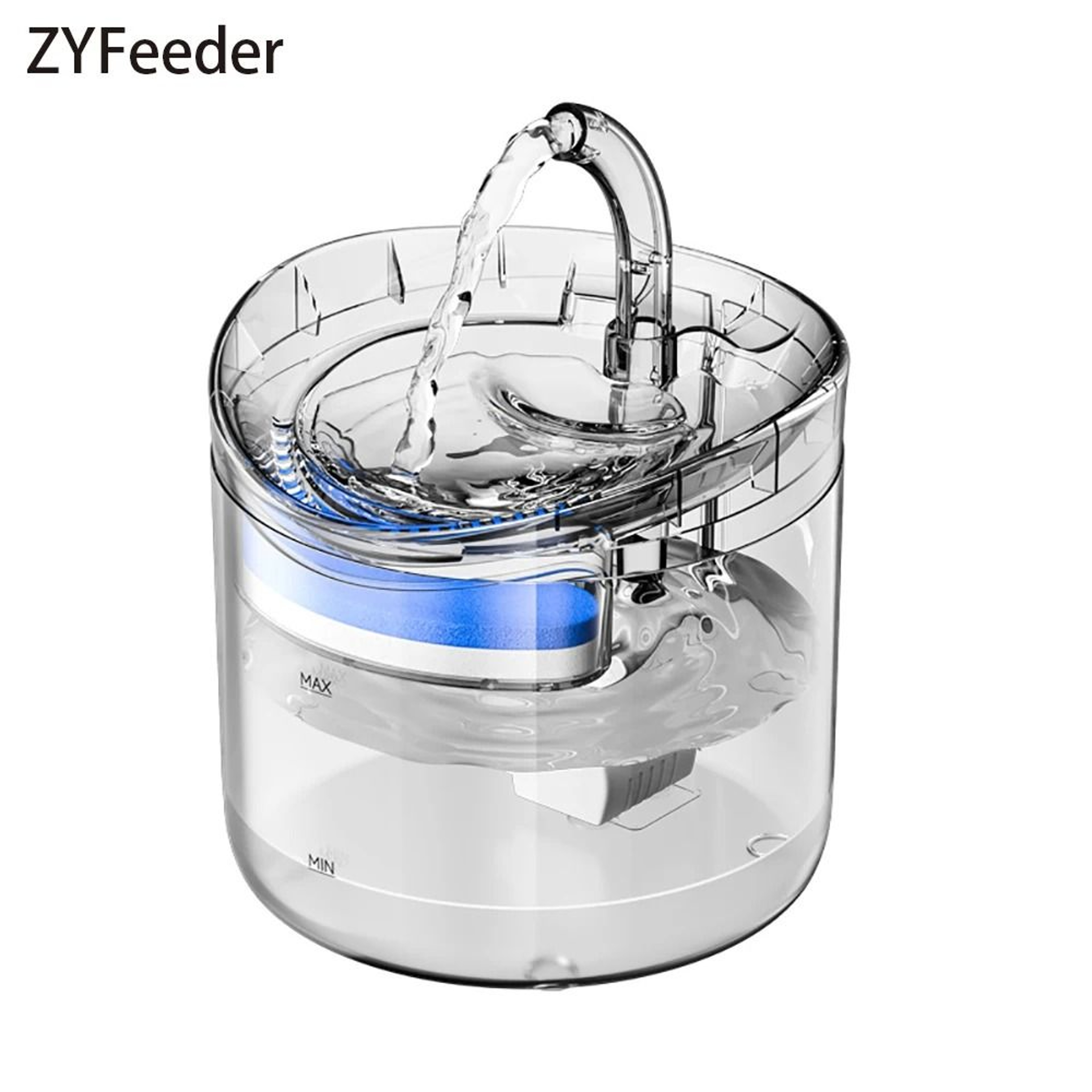 Smart Motion Sensor Pet Water Fountain 67oz Automatic Drinking Station 2
