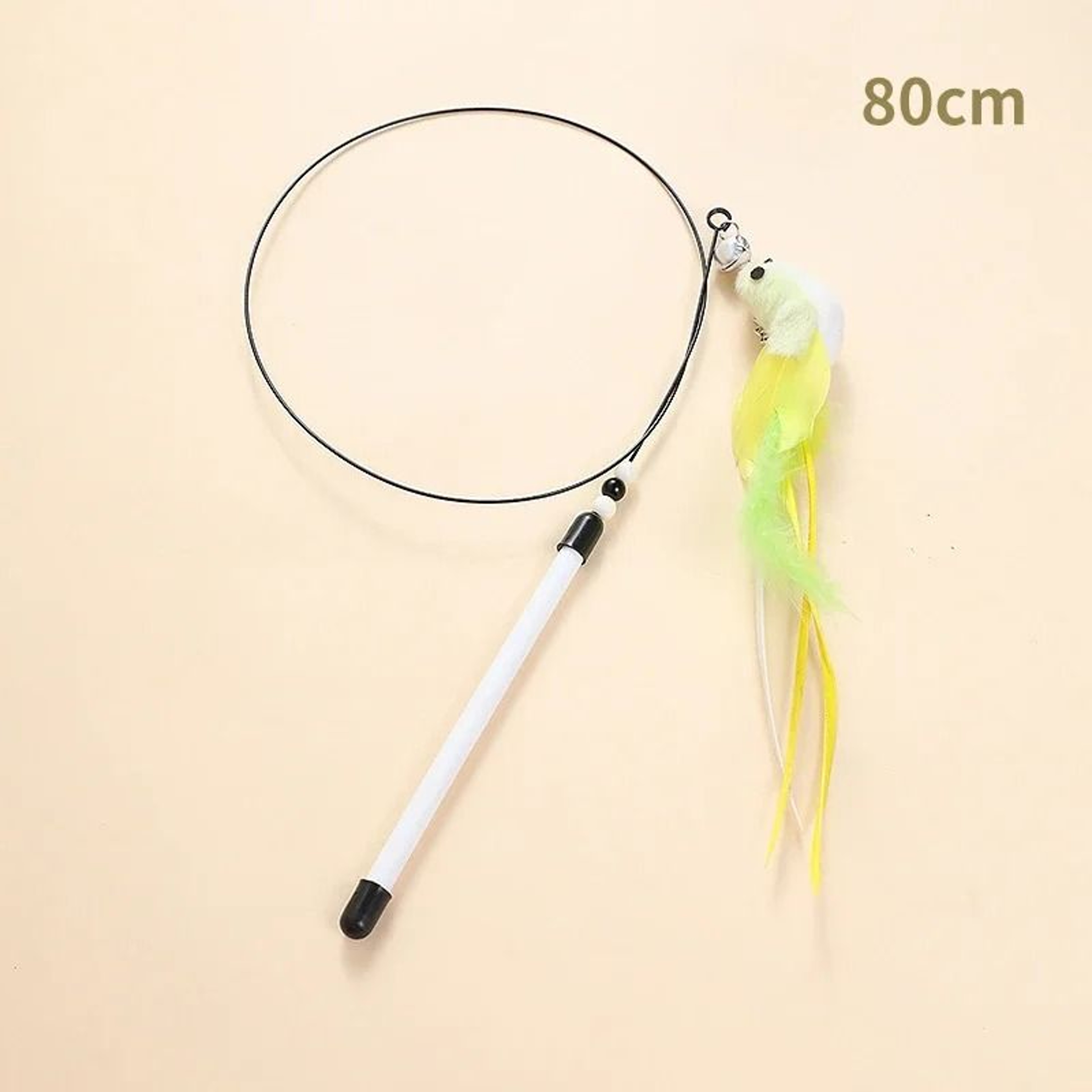 SkyHunter Telescopic Feather Cat Wand Toy With Bell 7