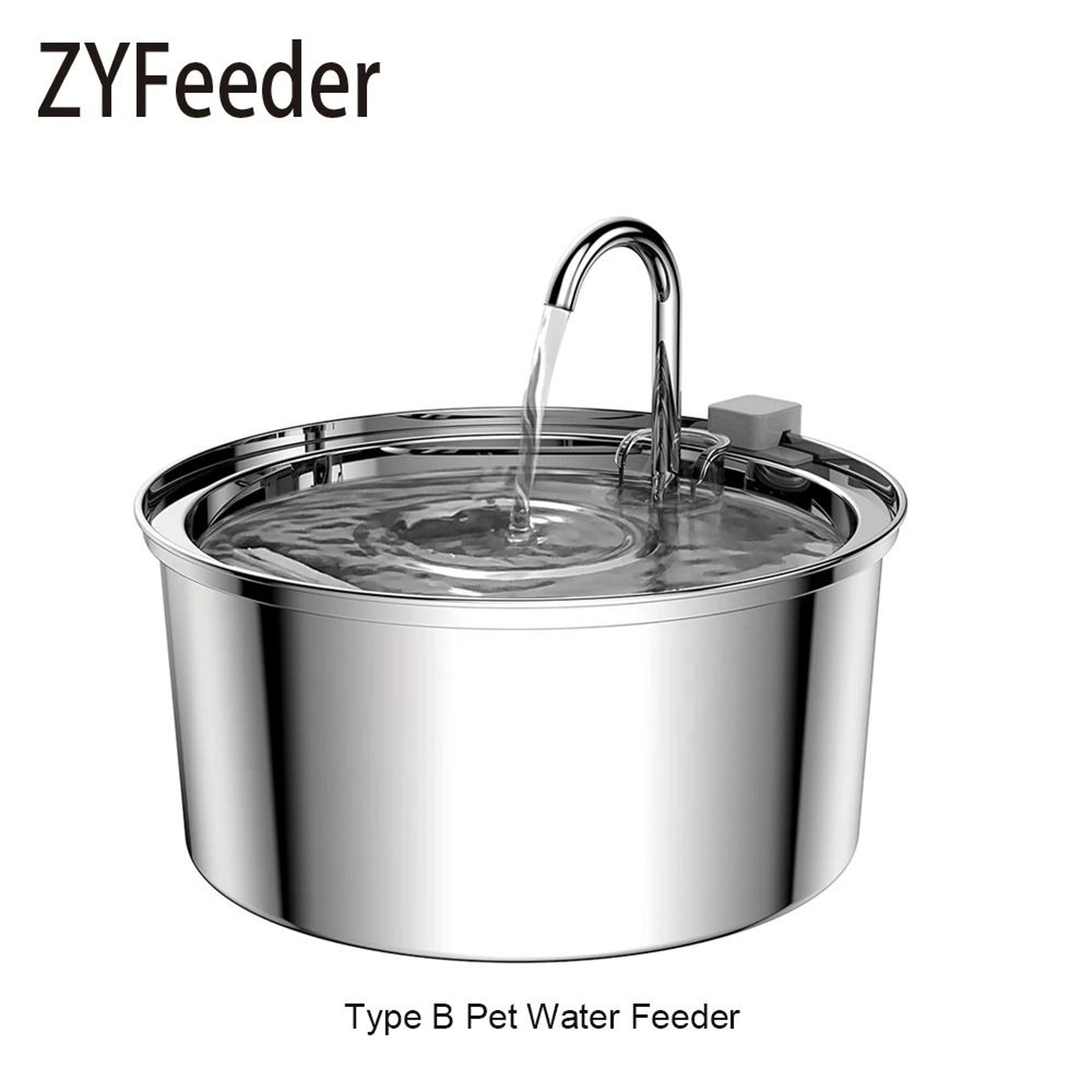 HydraFlow 32L Cordless Stainless Steel Pet Water Fountain With Motion Sensor 6