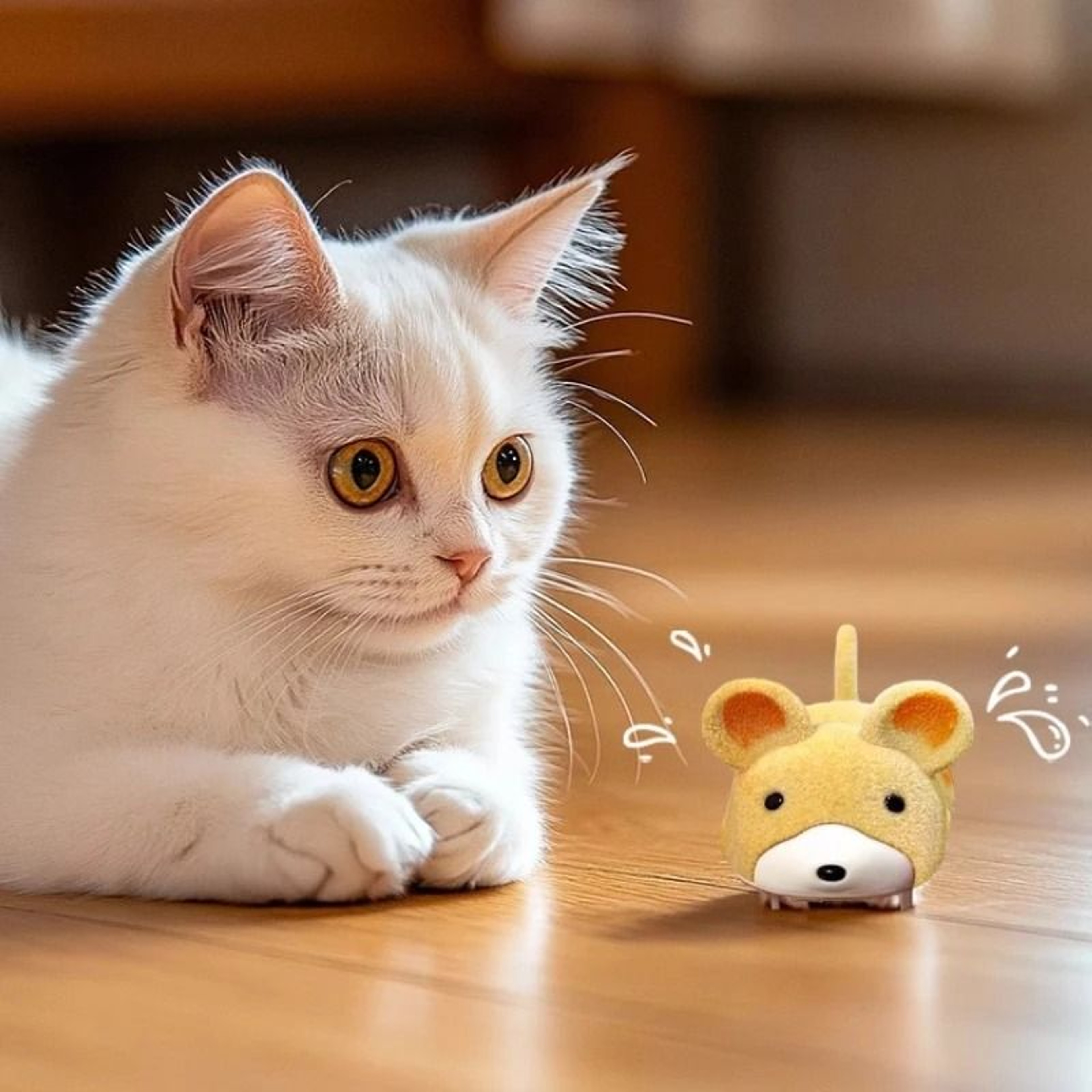 SwiftMouse Rechargeable Interactive Running Mouse Toy For Cats 2