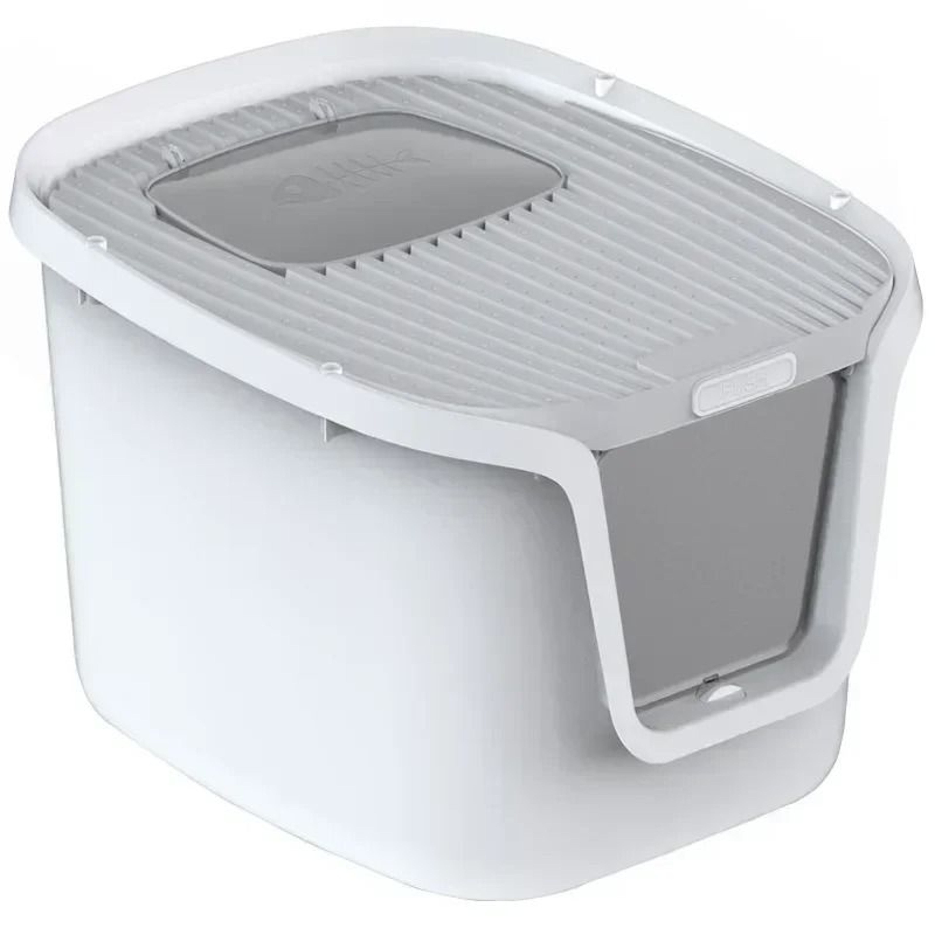 Extra Large Covered Cat Litter Box With MultiDirectional Entry  LiftUp Lid 5