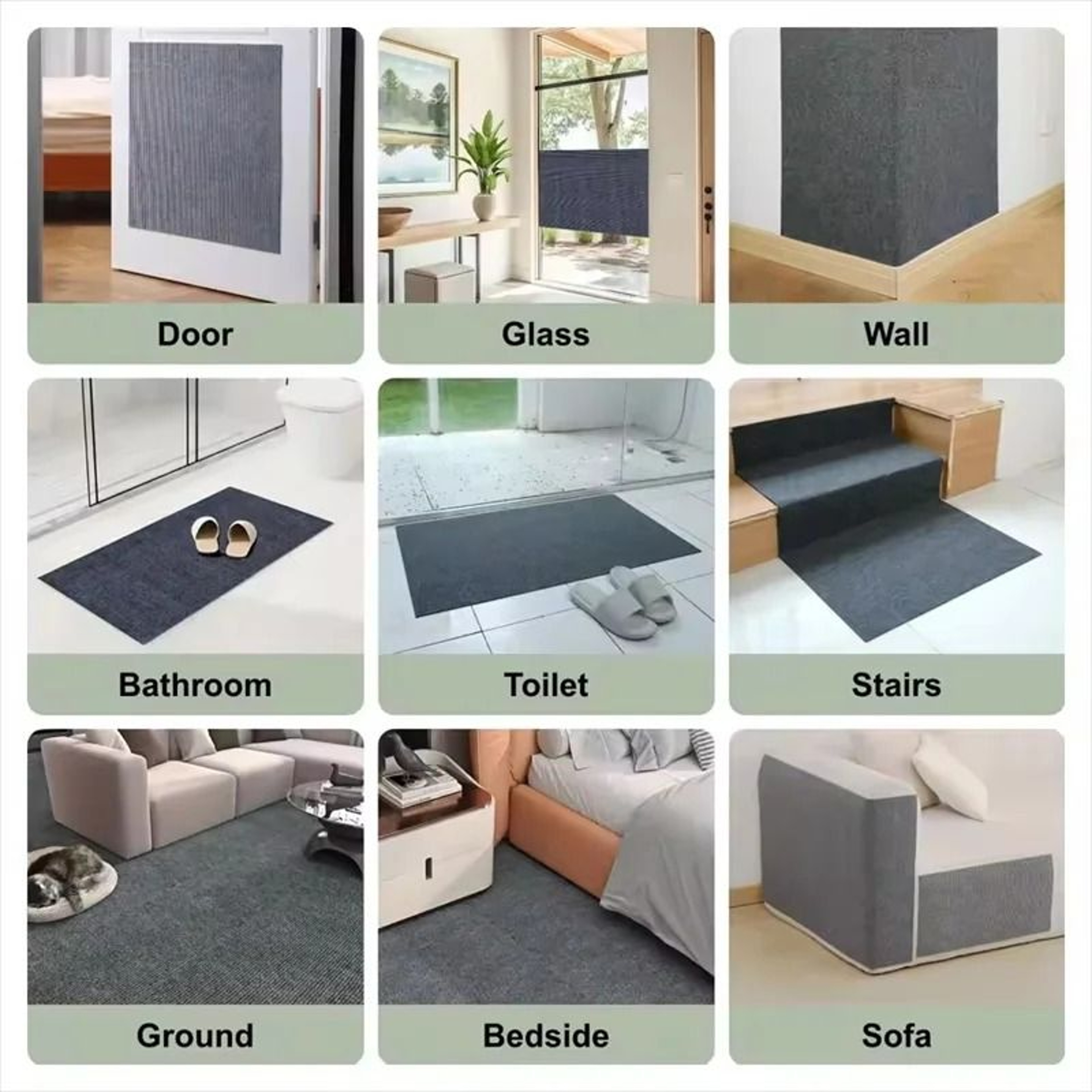 ScratchShield SelfAdhesive Cat Scratch Protector Carpet For Sofas Walls  Furniture 5