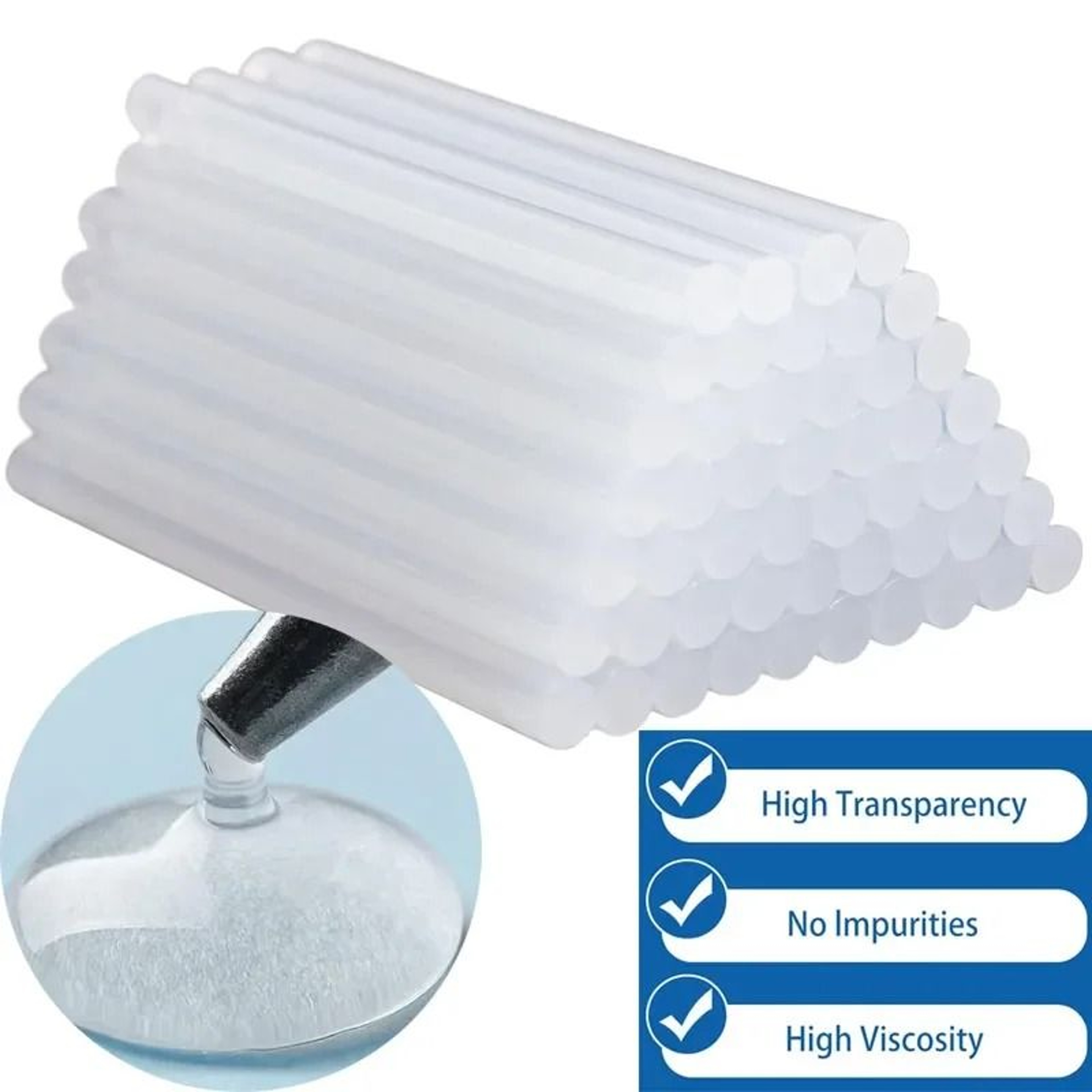 Clear Hot Melt Glue Sticks 5