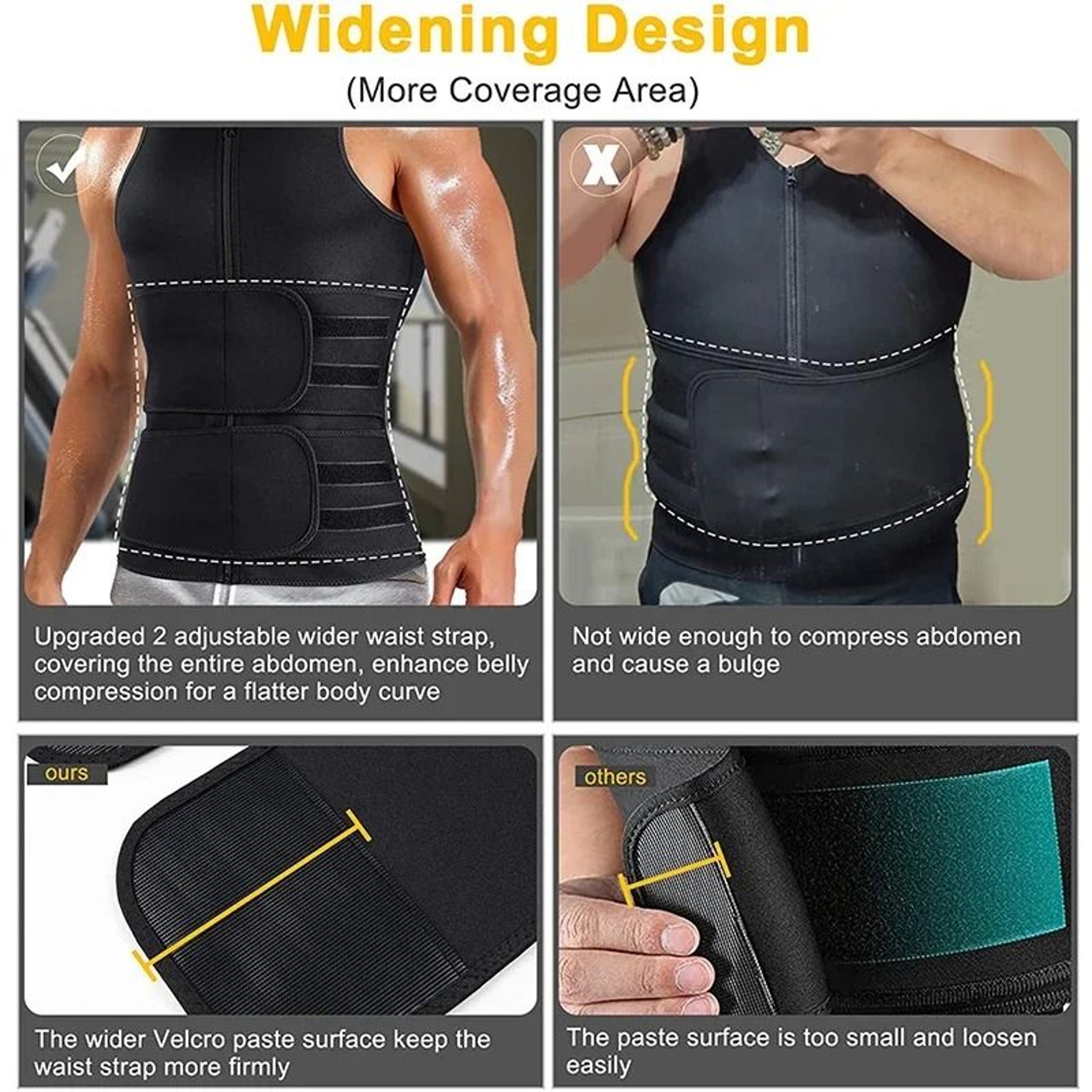 Adjustable Mens Posture Corrector Vest With Lumbar And Shoulder Support 3