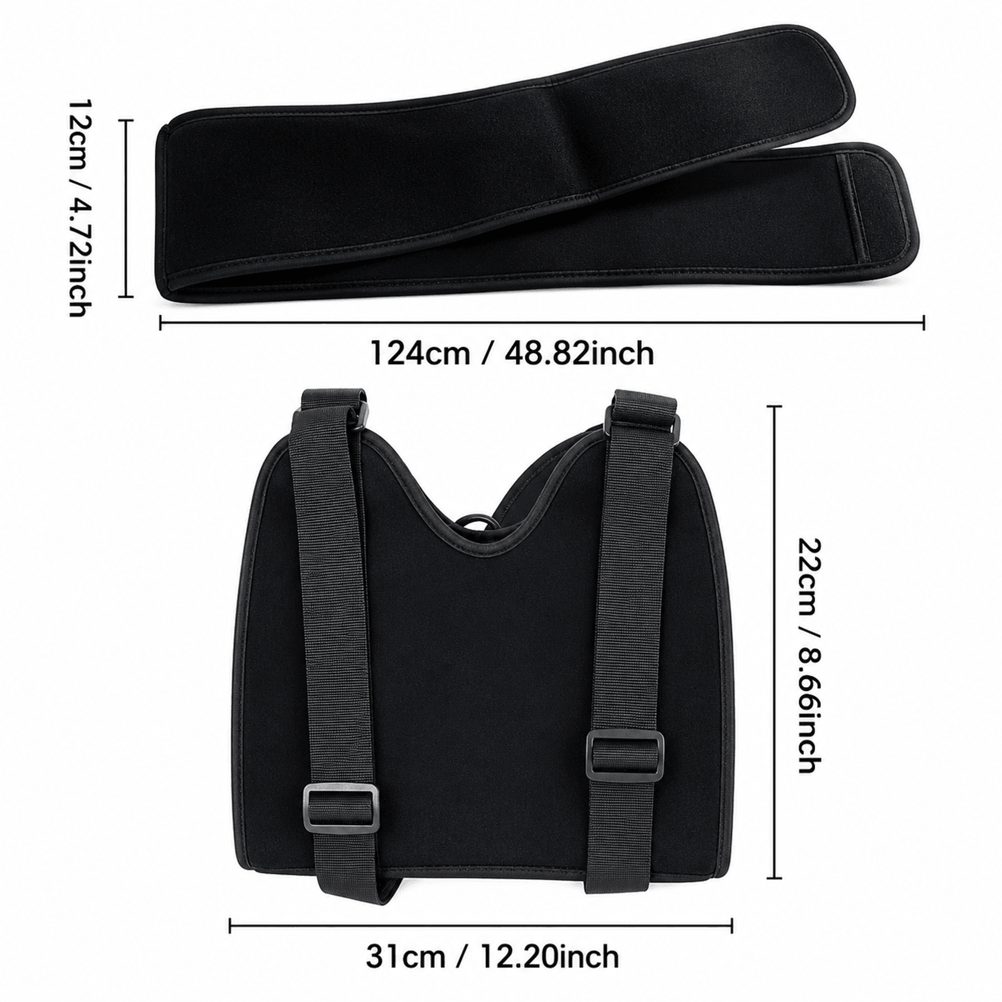 Adjustable Arm Sling Shoulder Immobilizer Elbow Brace for Injury Recovery – view 3