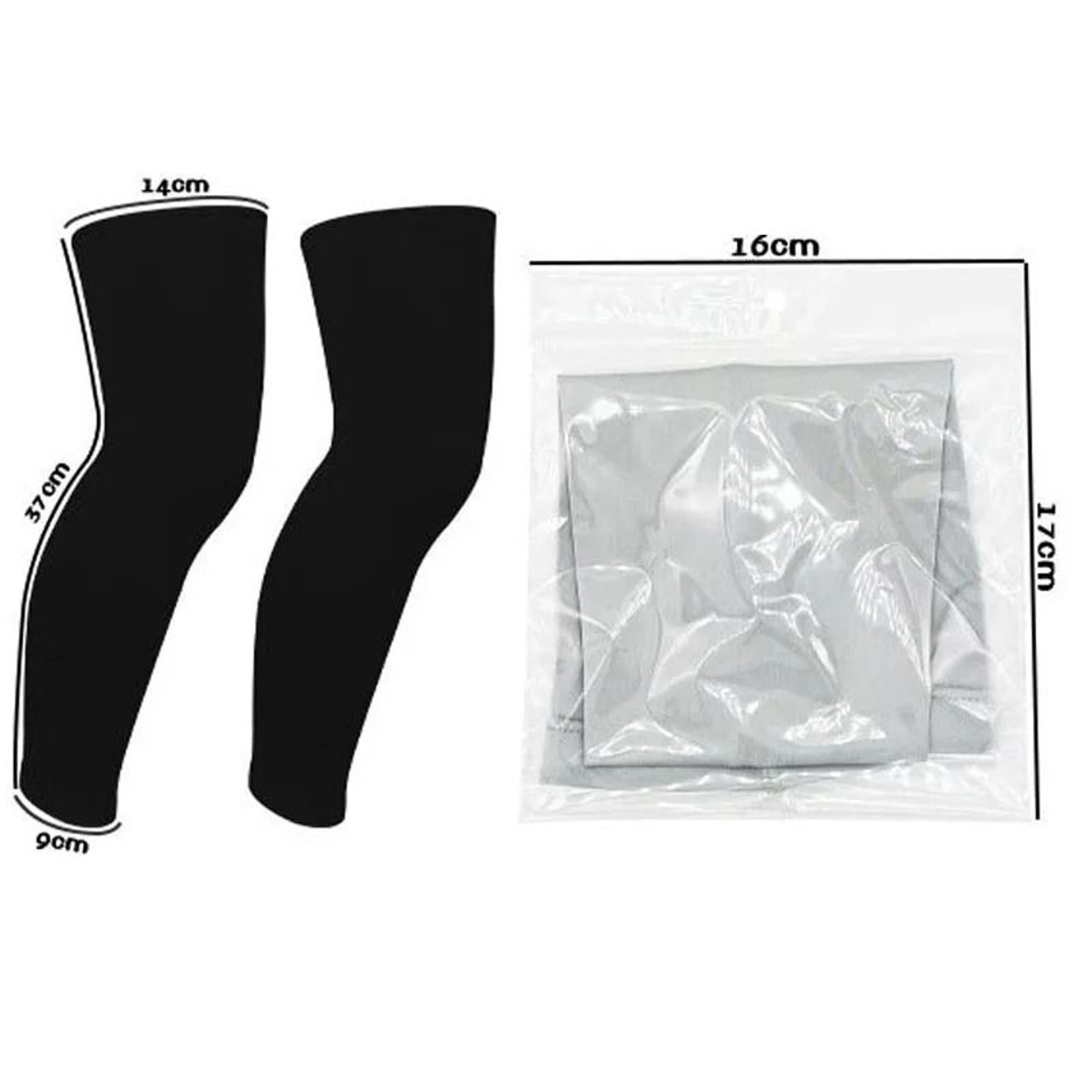 Kids Long Compression Leg Sleeves With Non Slip UV Protection 1