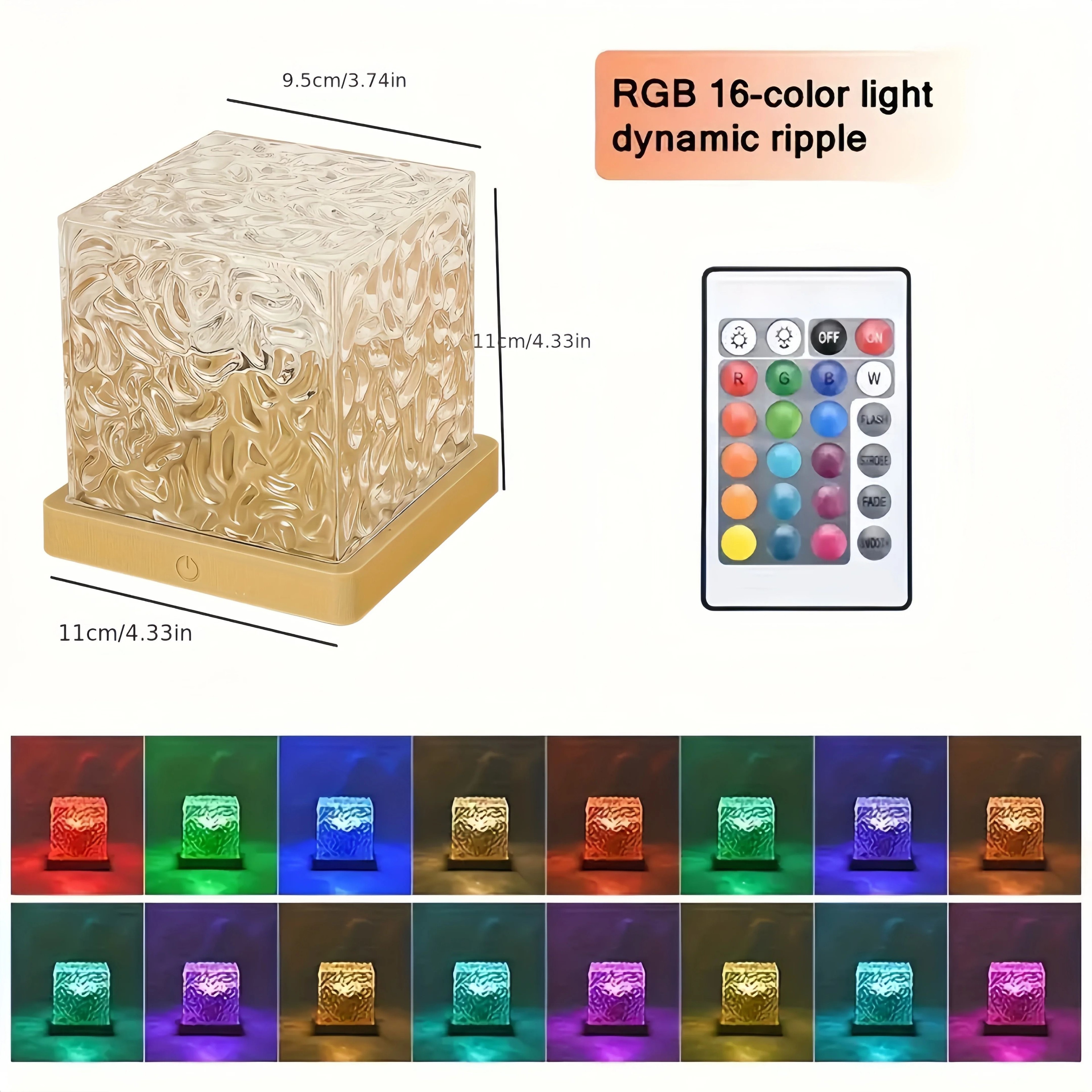 Ocean Wave Aurora Projector Light With 16 Colors And Remote 2
