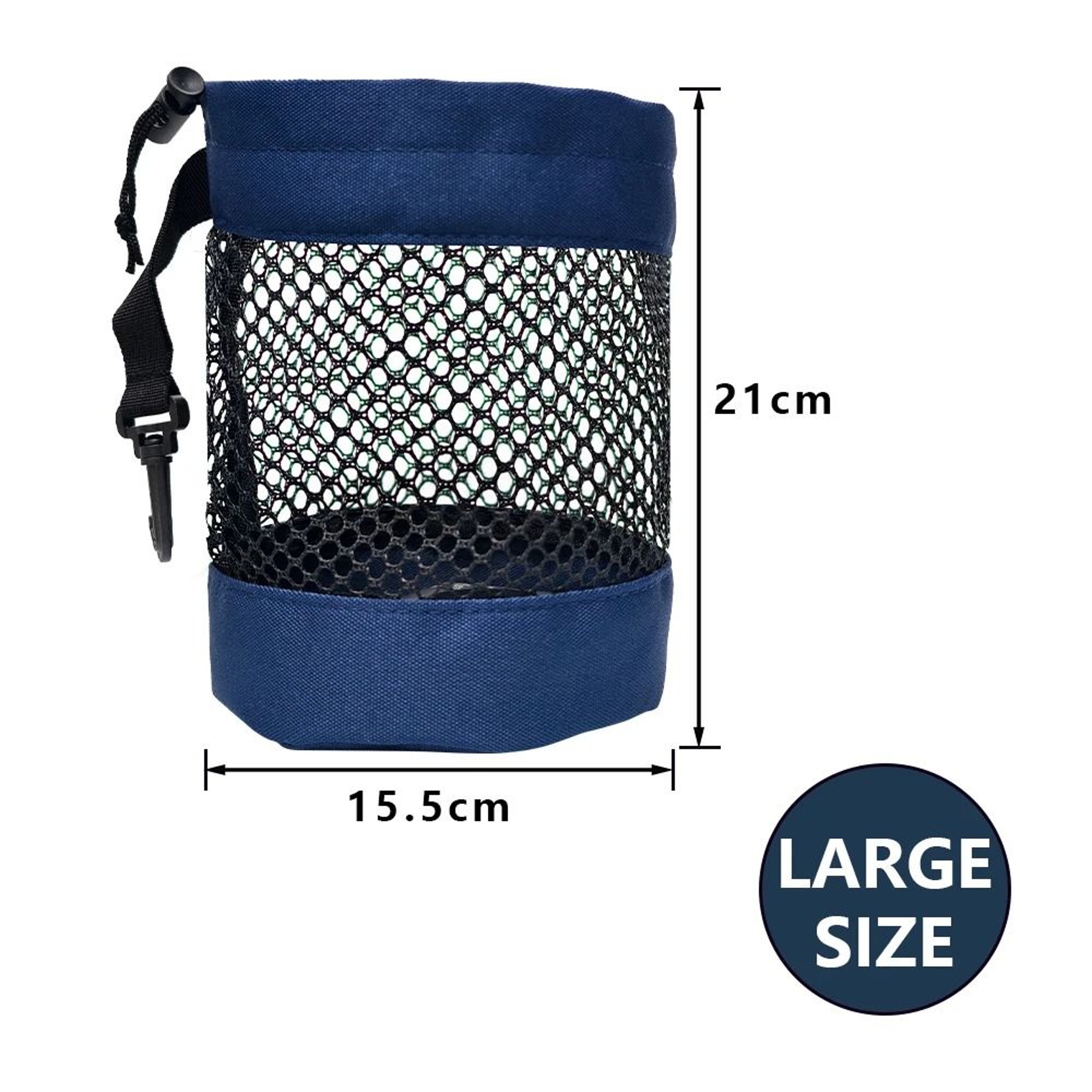 Mesh Golf Ball Pouch With Hanging Clip 12