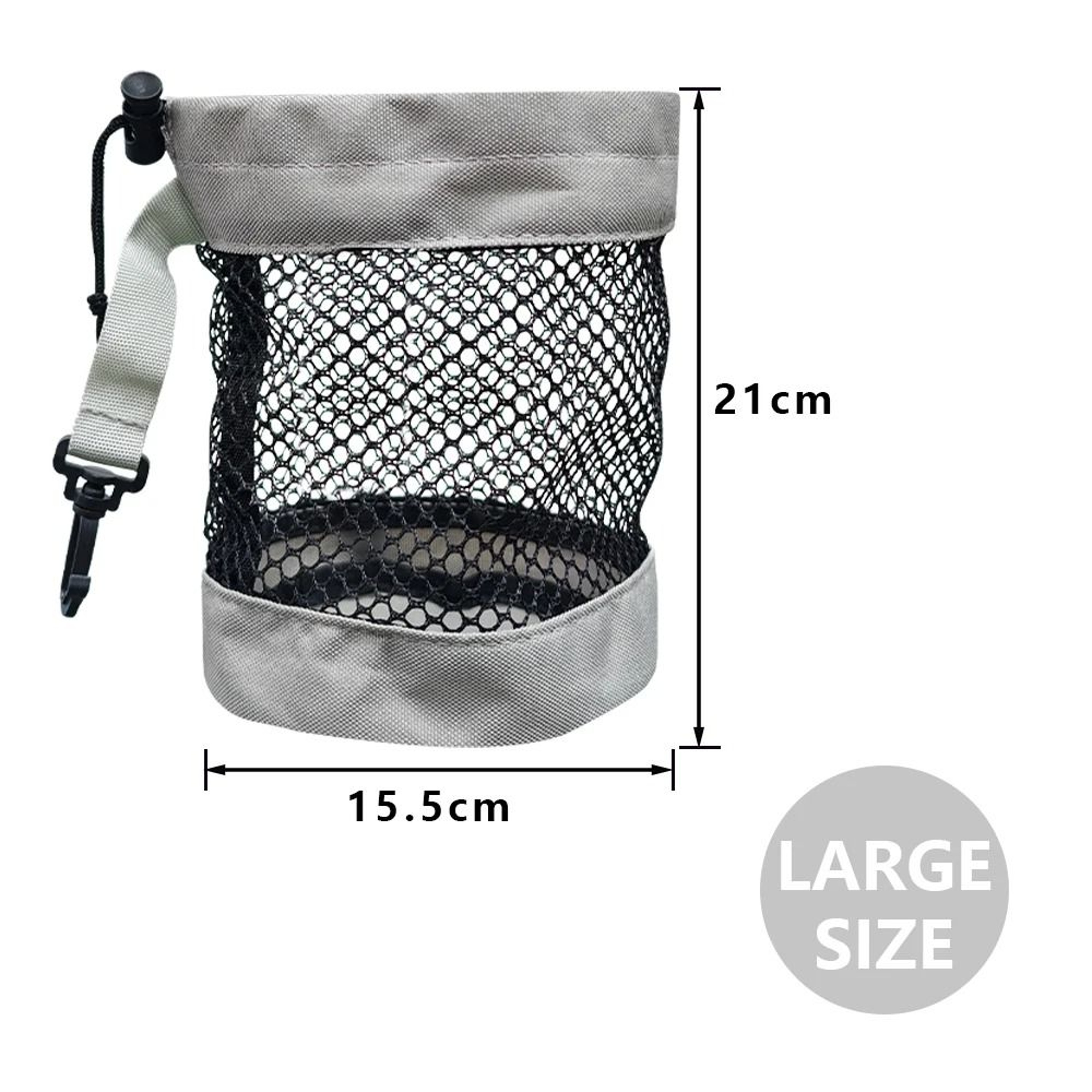 Mesh Golf Ball Pouch With Hanging Clip 15
