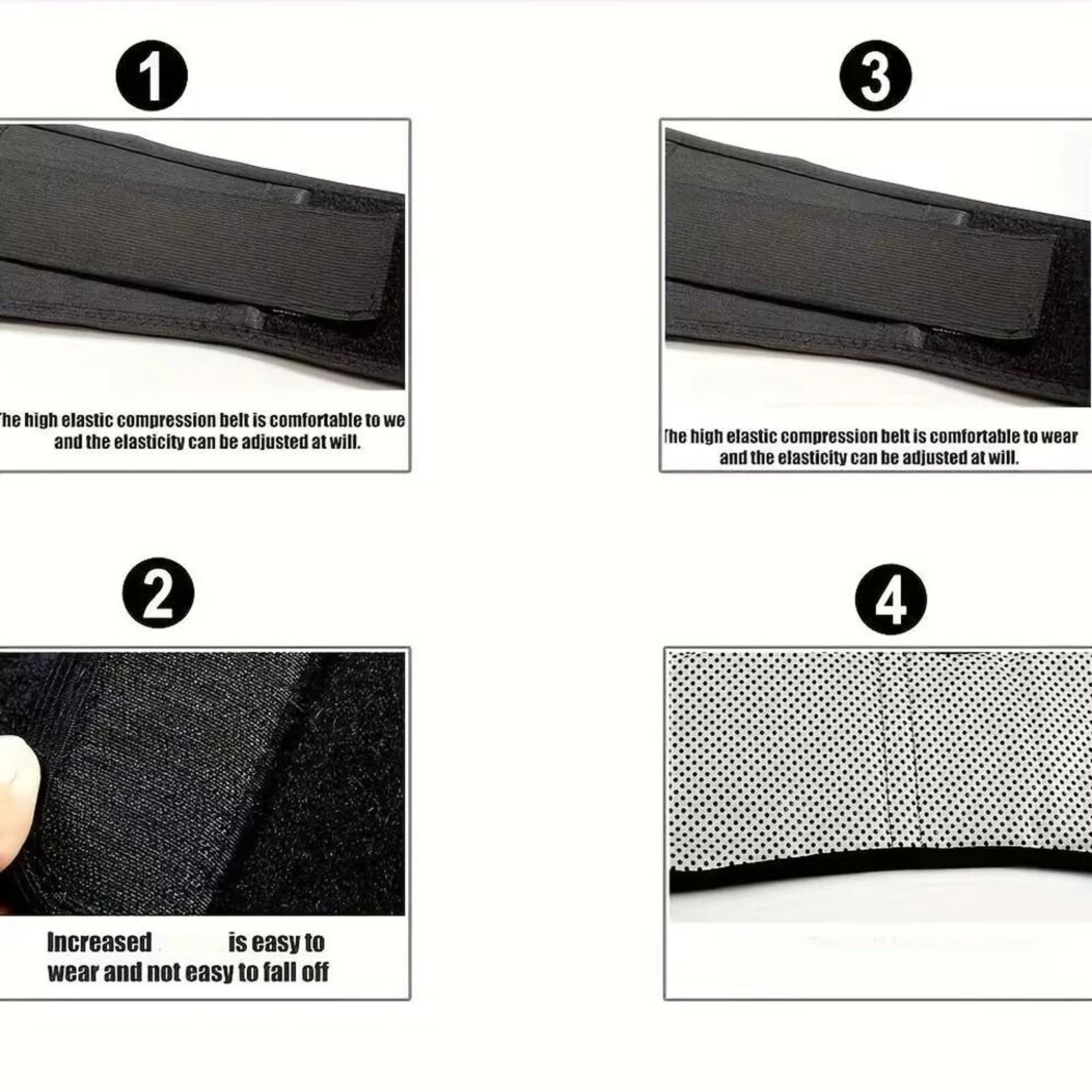 Adjustable Heated Lumbar Support Belt For Lower Back Comfort 2