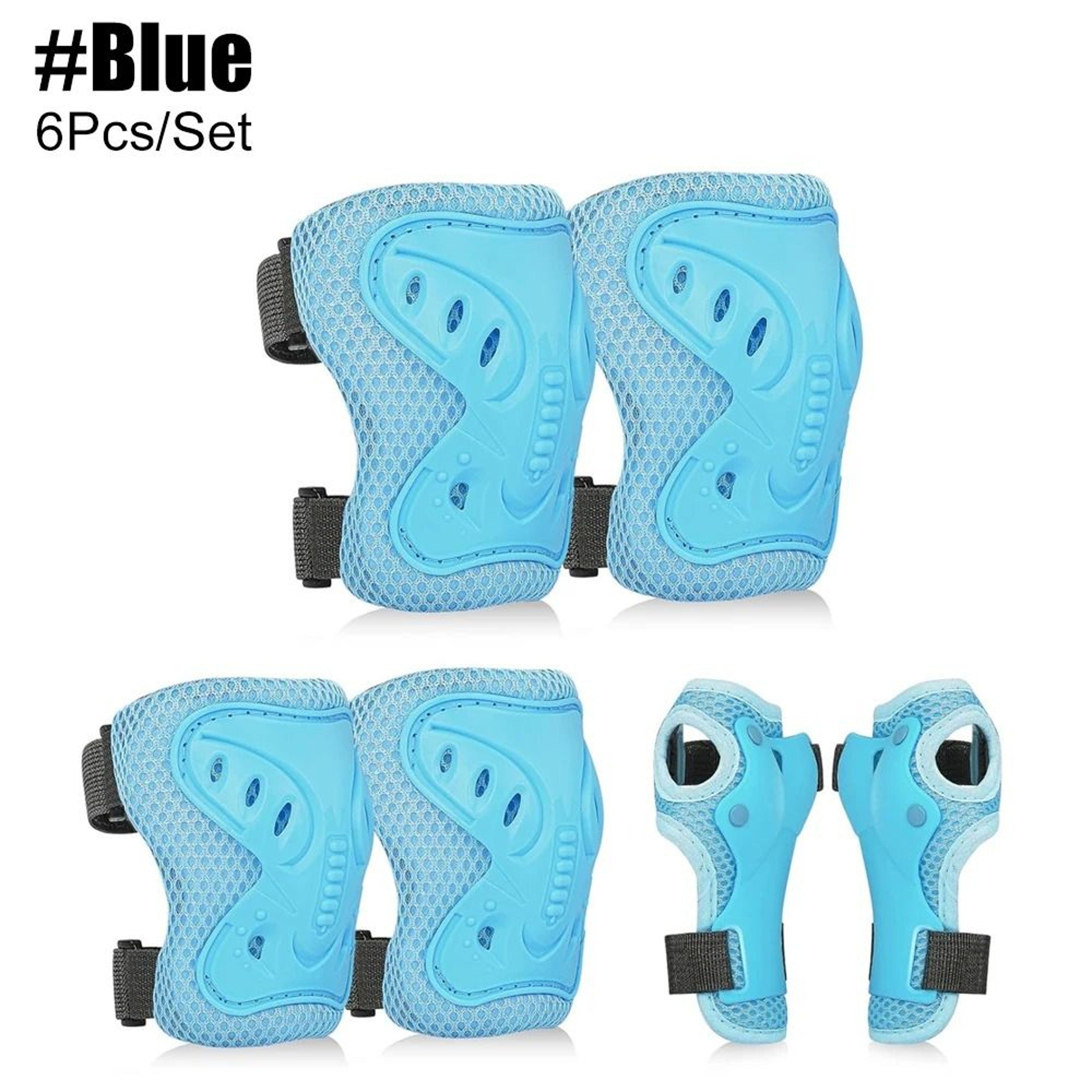Kids Protective Pads Set With Knee Elbow And Wrist Guards 6
