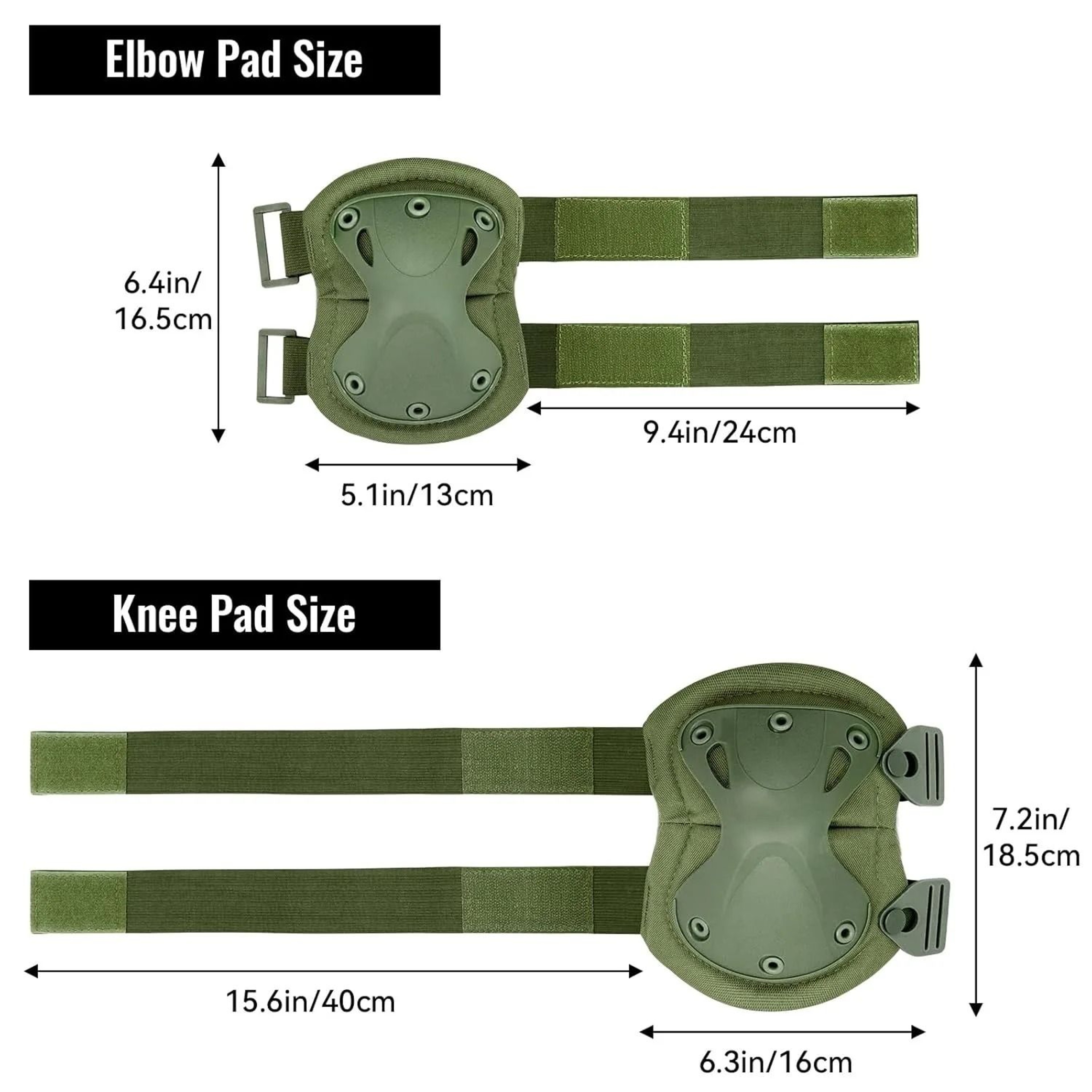 Tactical Knee And Elbow Pad Set For Outdoor Protection 4