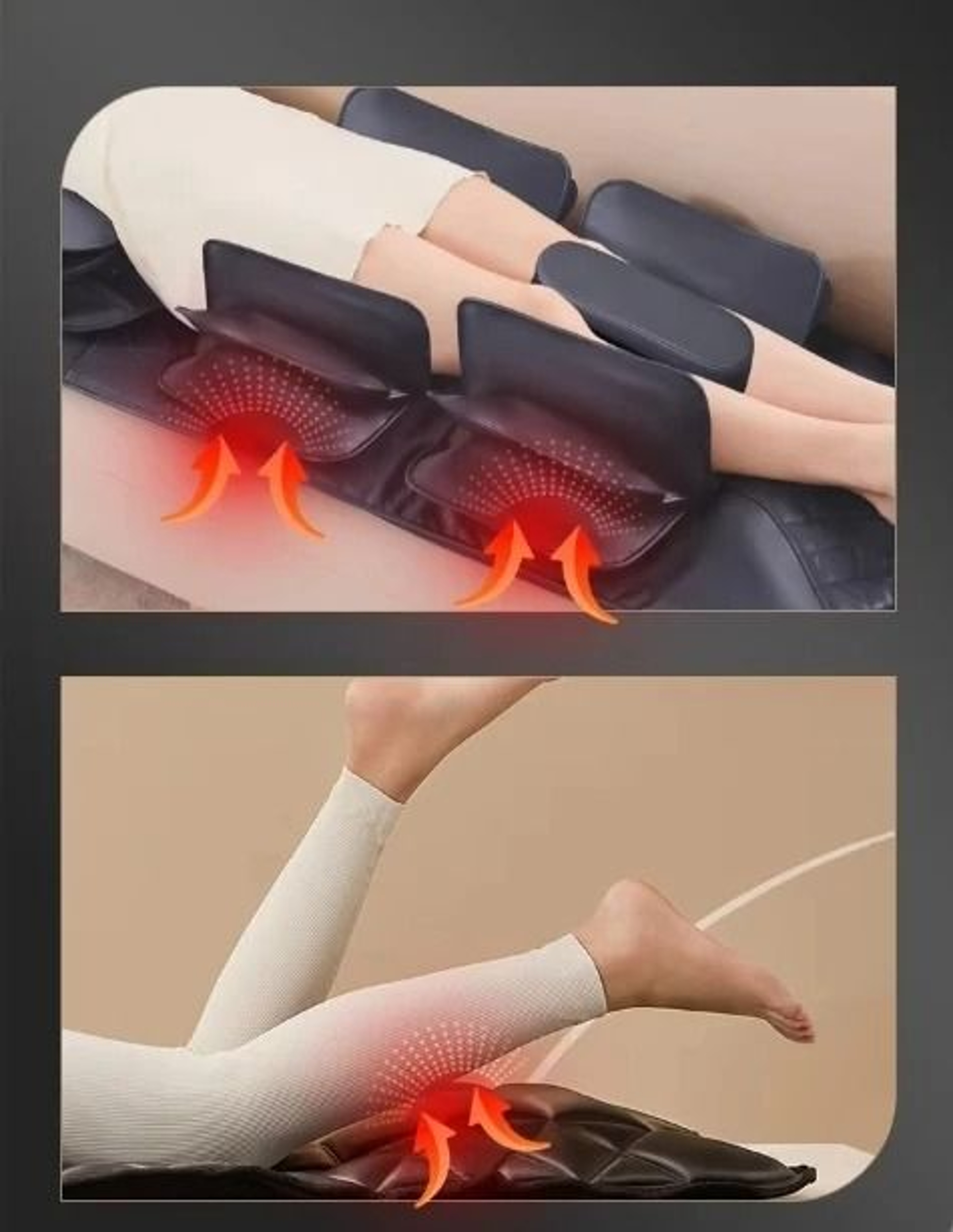 Full Body Massage Mat With Heat Airbags And Lumbar Traction 3