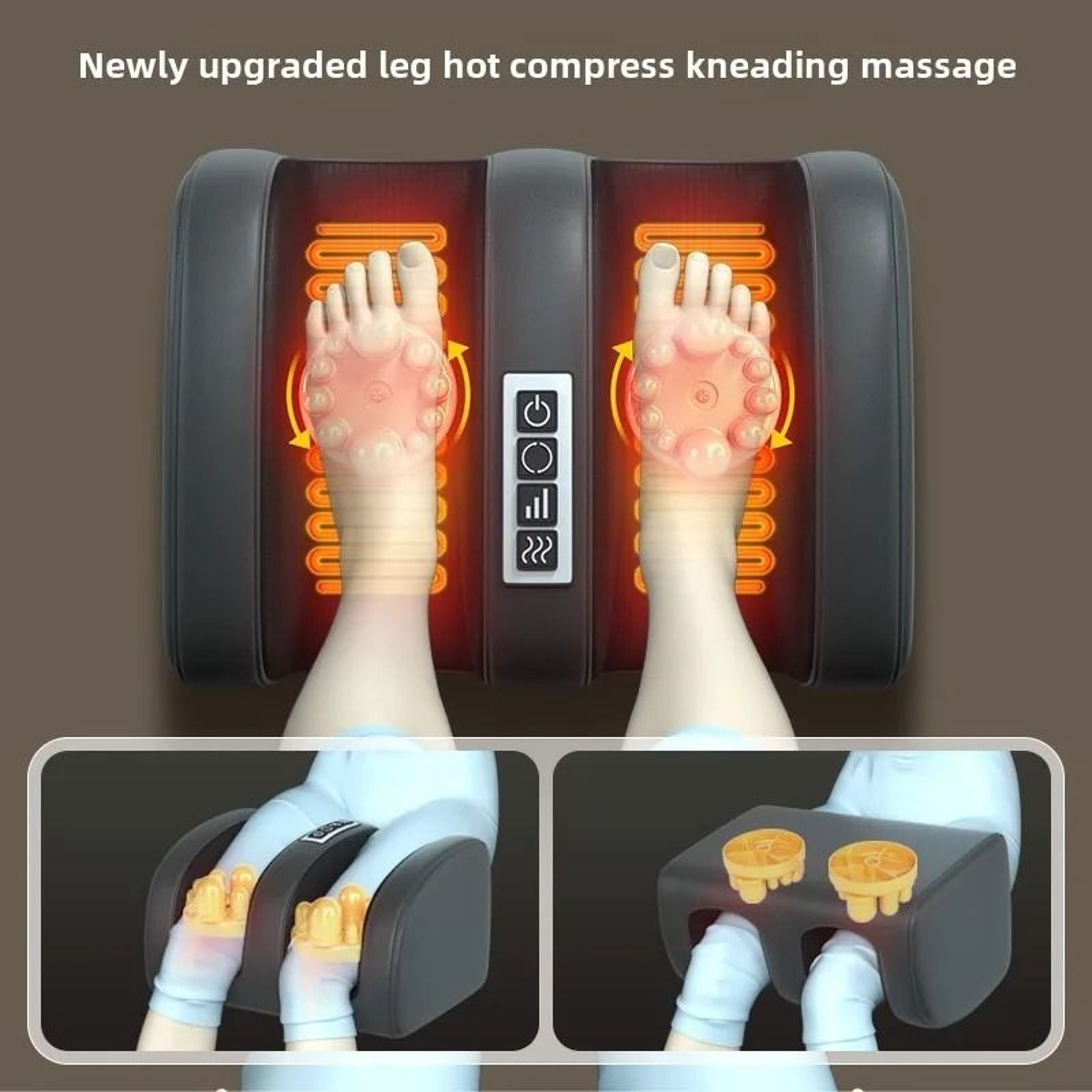 5 In 1 Folding Full Body Massage Chair With Neck And Back Rollers 5