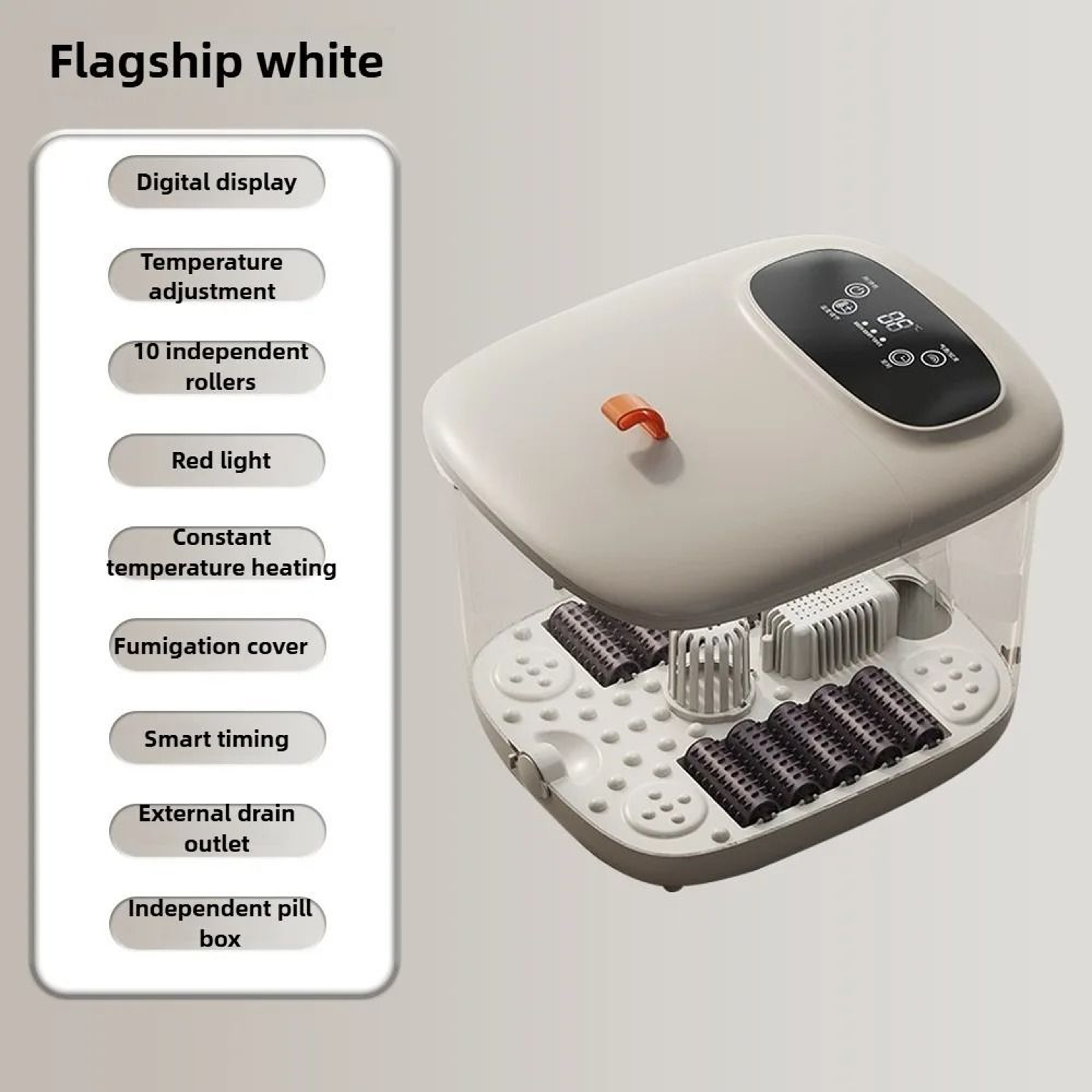 Electric Heated Foot Spa Bath Massager With Remote Control 7