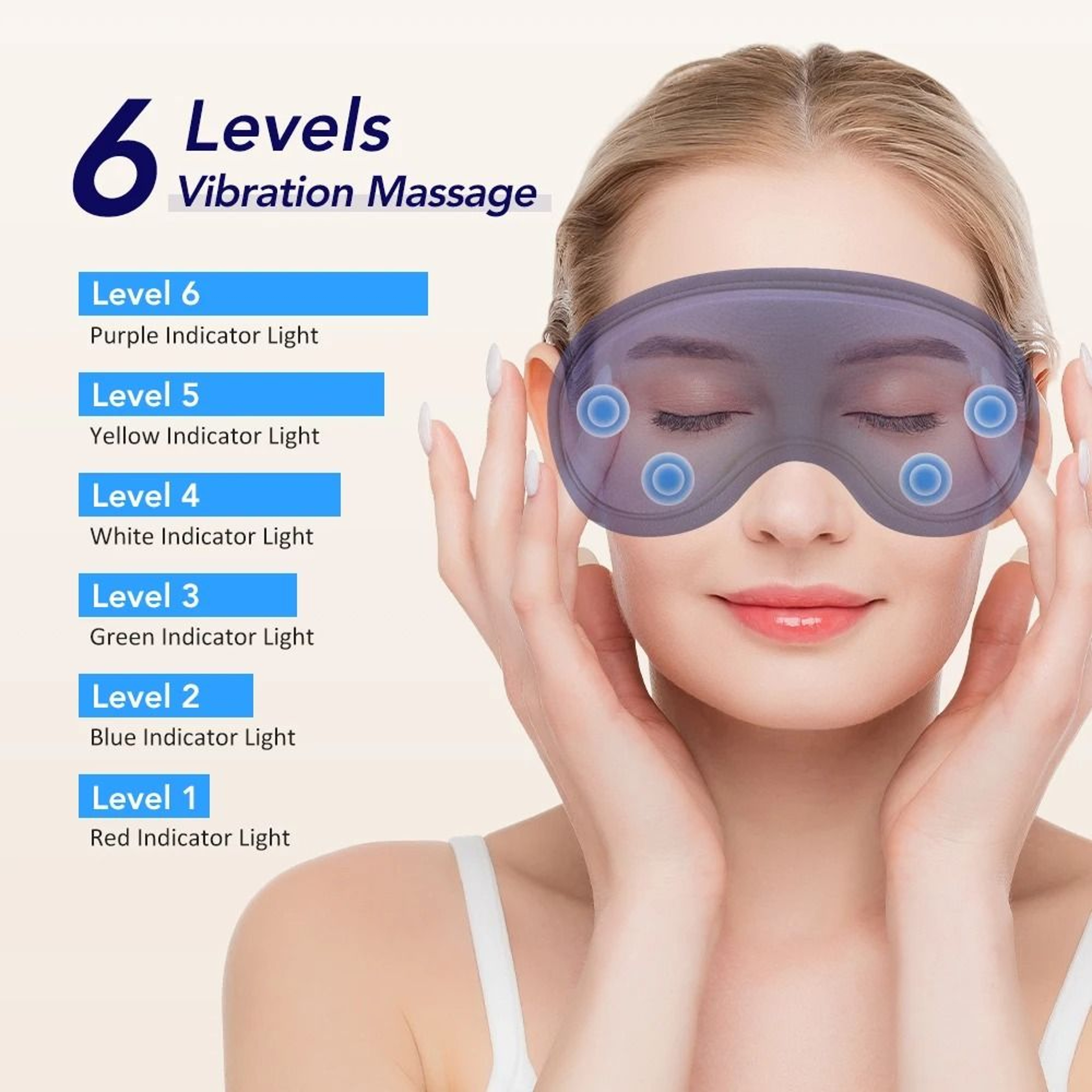 USB Heated Vibrating Eye Mask With Adjustable Temperature 4