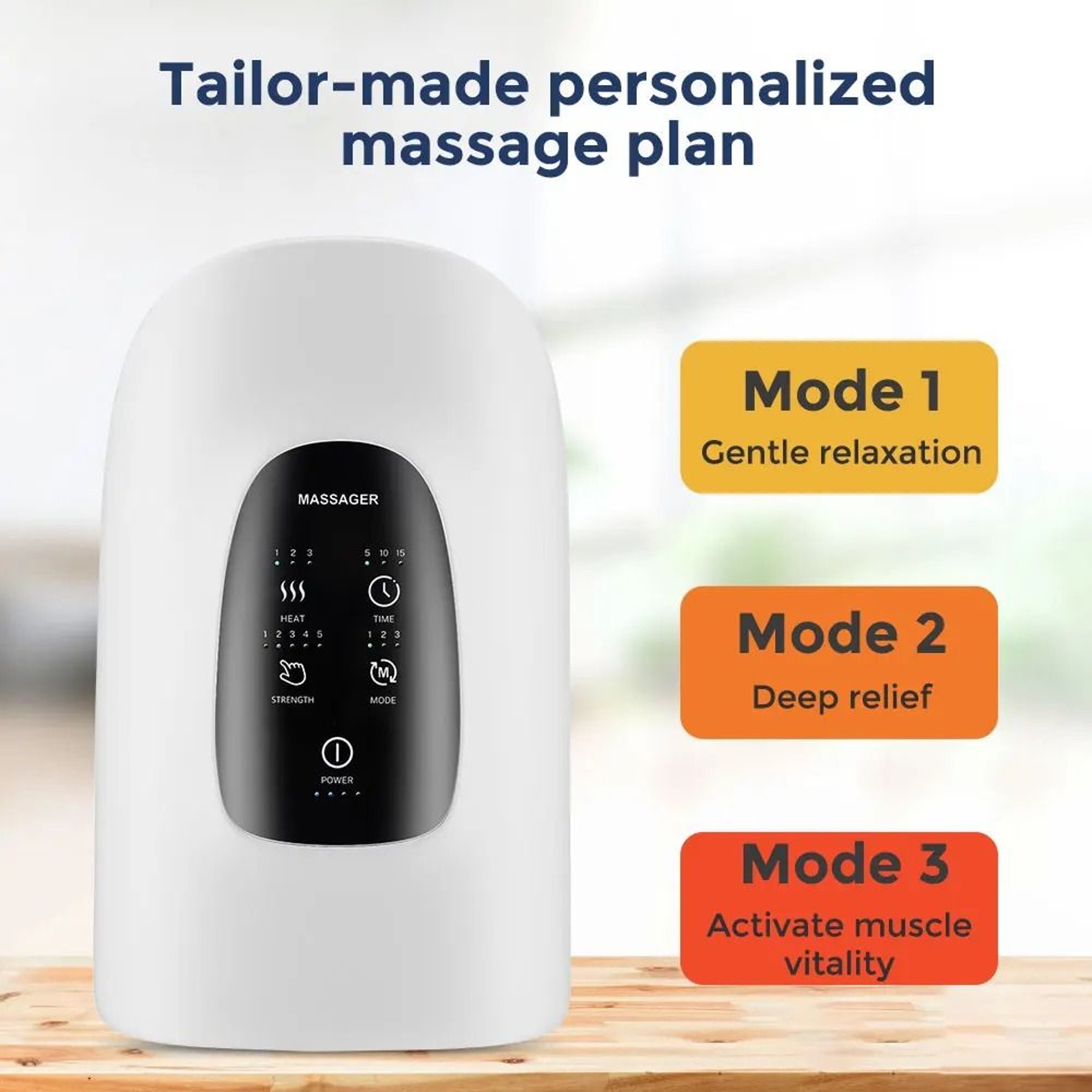 Cordless Air Compression Hand Massager With Heat 5