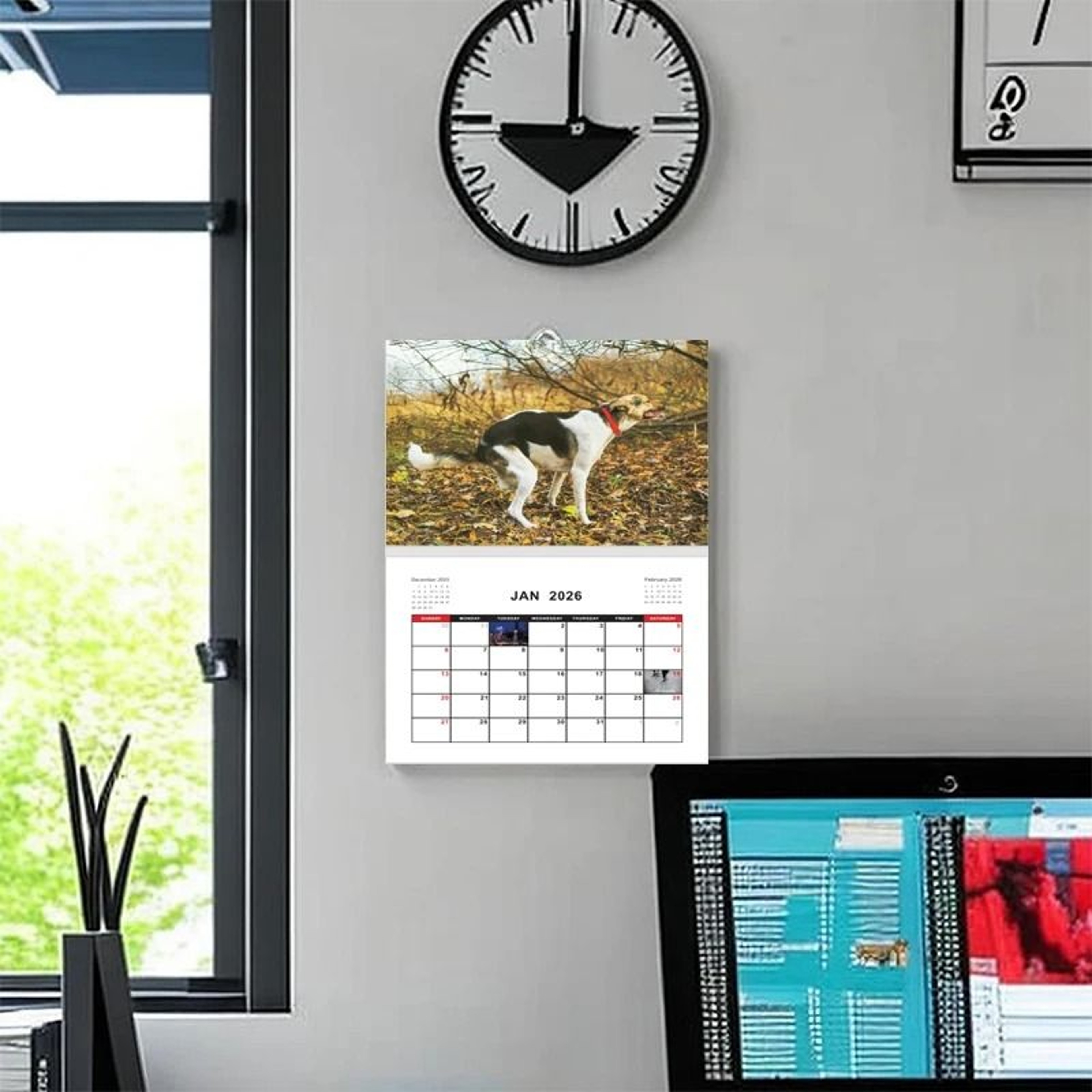 2026 Funny Dog Wall Calendar With Monthly Planner Pages 3