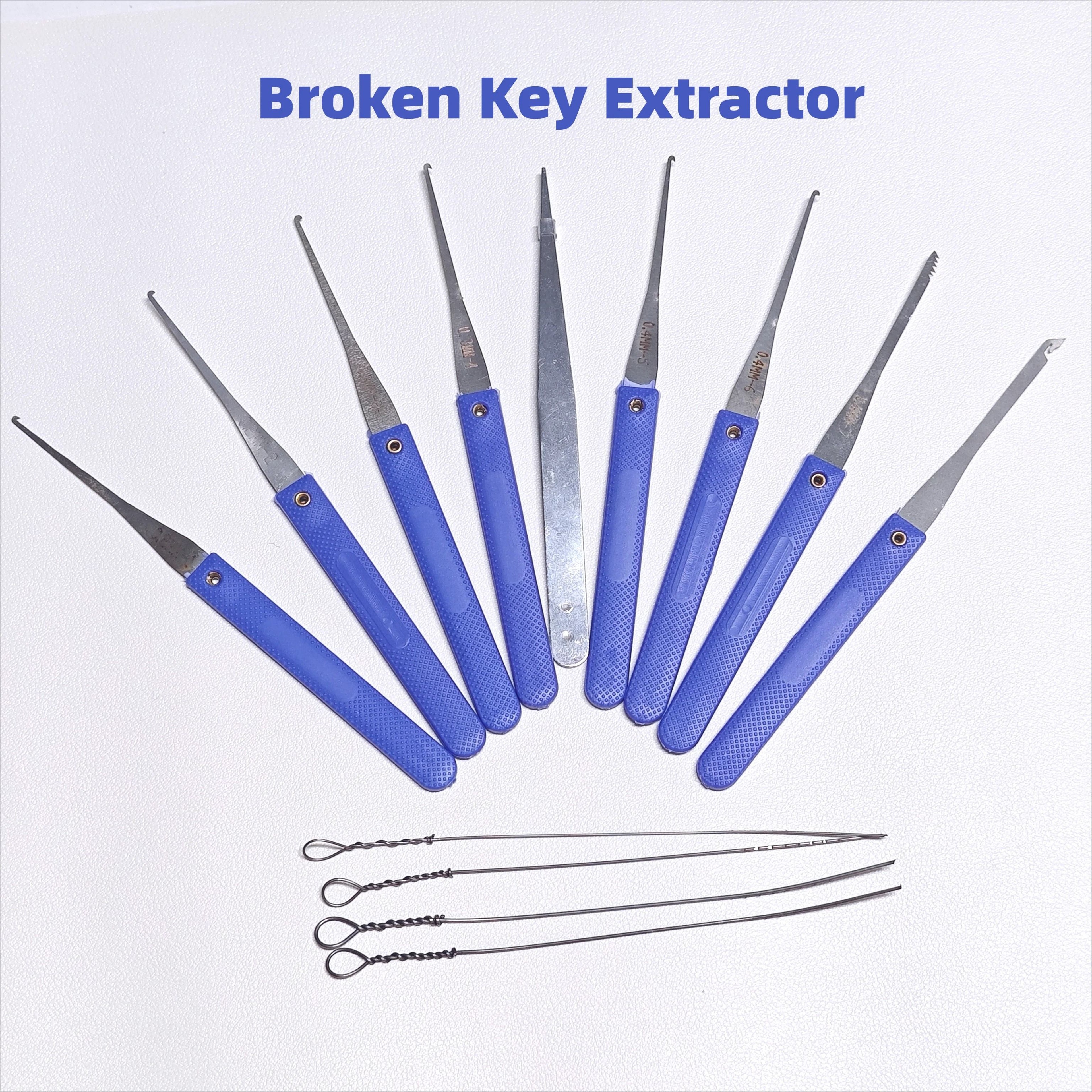 18 In 1 Broken Key Extractor Tool Kit With Tension Wrench For Lock Repair 2