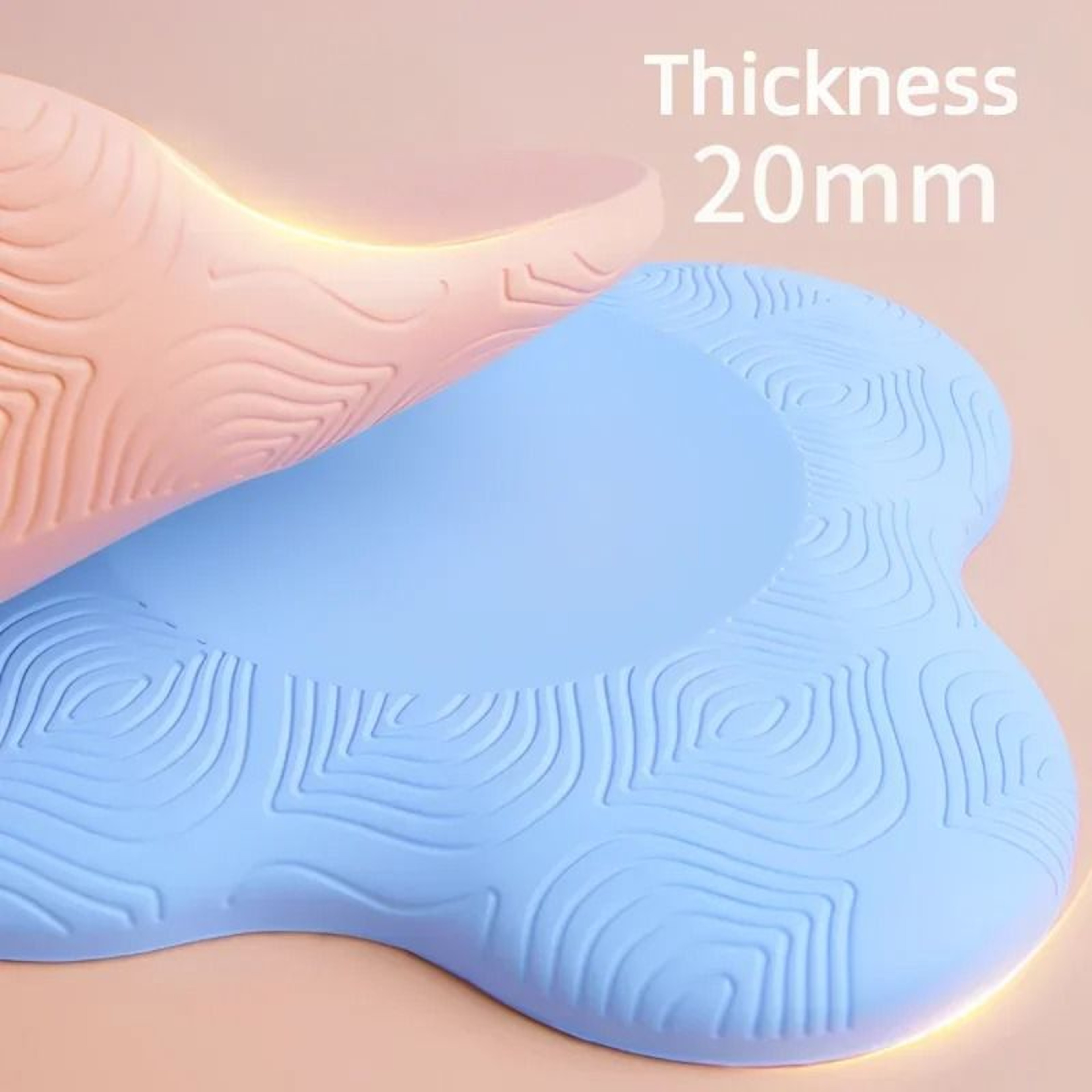 Thick TPE Non Slip Yoga Knee And Elbow Support Pad 2