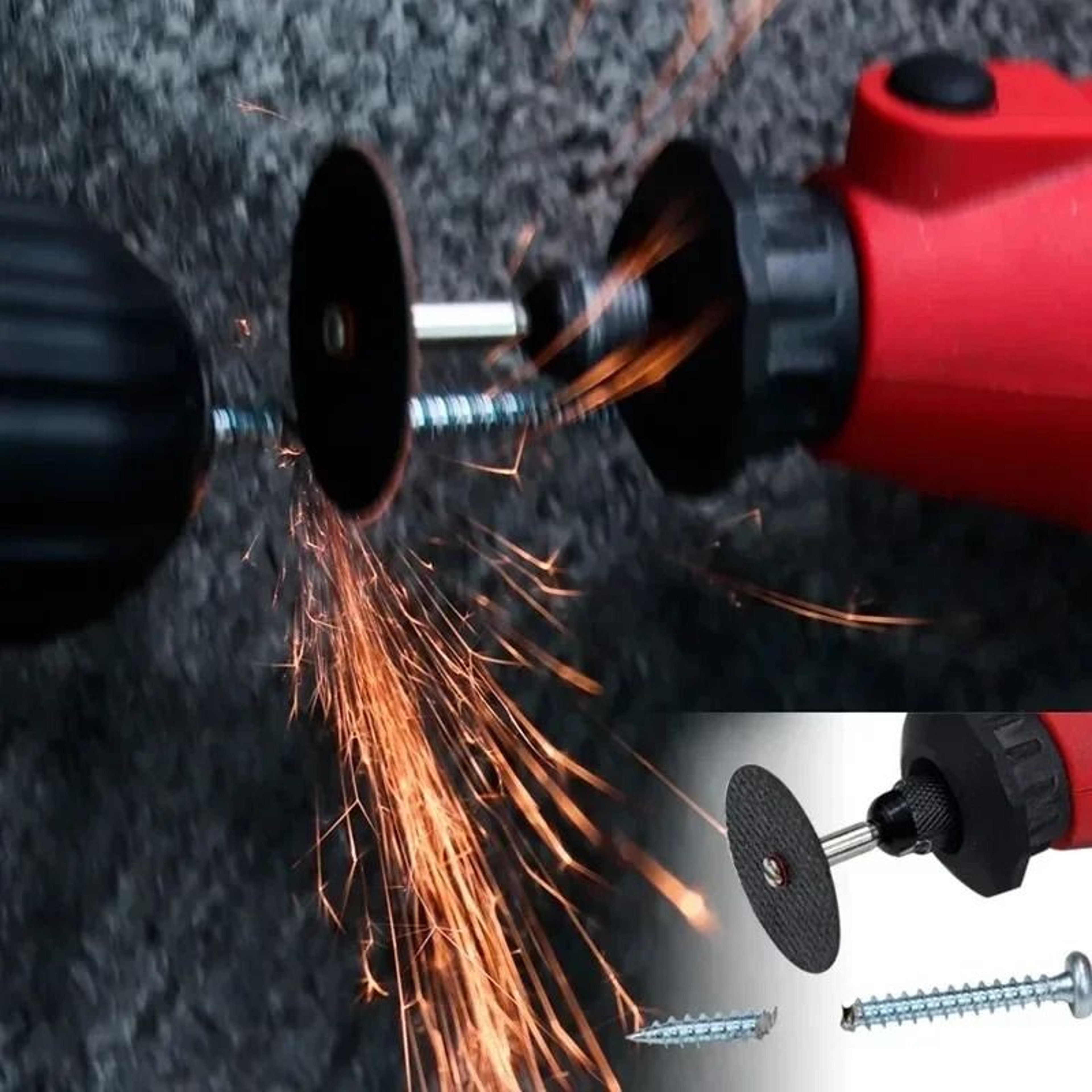 32mm Abrasive Cutting Disc Set With Mandrels For Rotary Tools 4