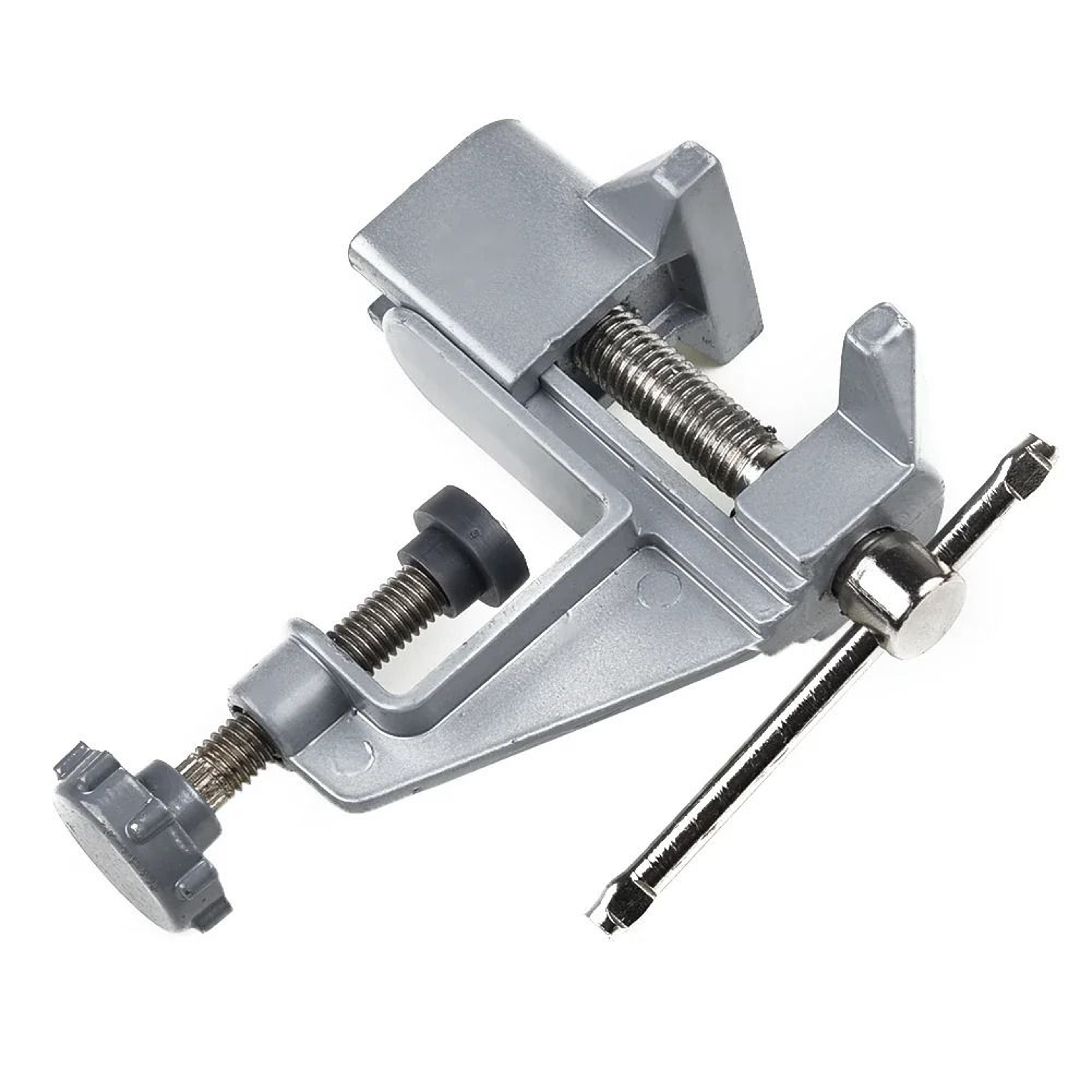 Portable Mini Aluminum Bench Vise Clamp For DIY Crafts Jewelry  Precision Repairs 3