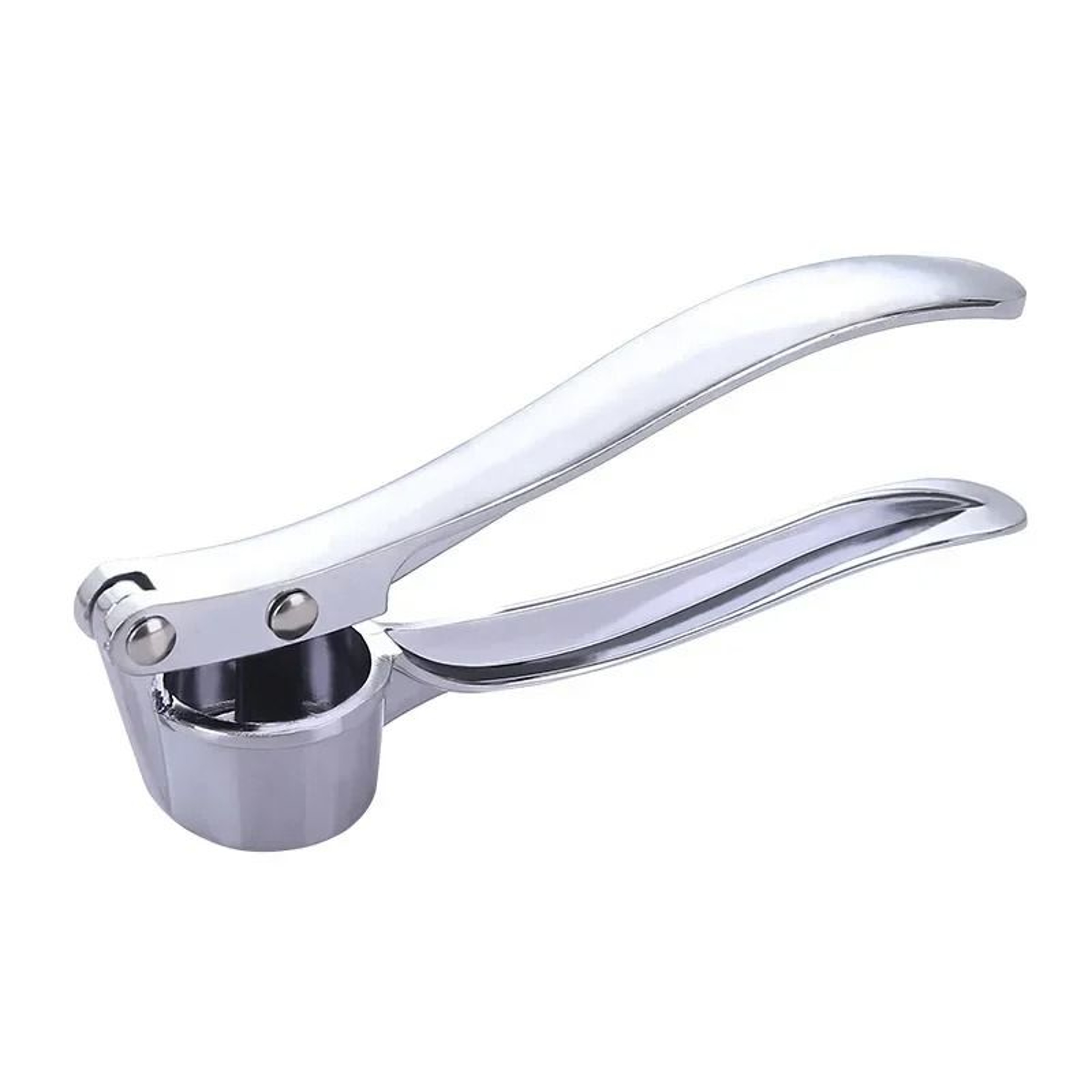 Stainless Steel Garlic Press Crusher  Ginger Mincer Kitchen Tool 5