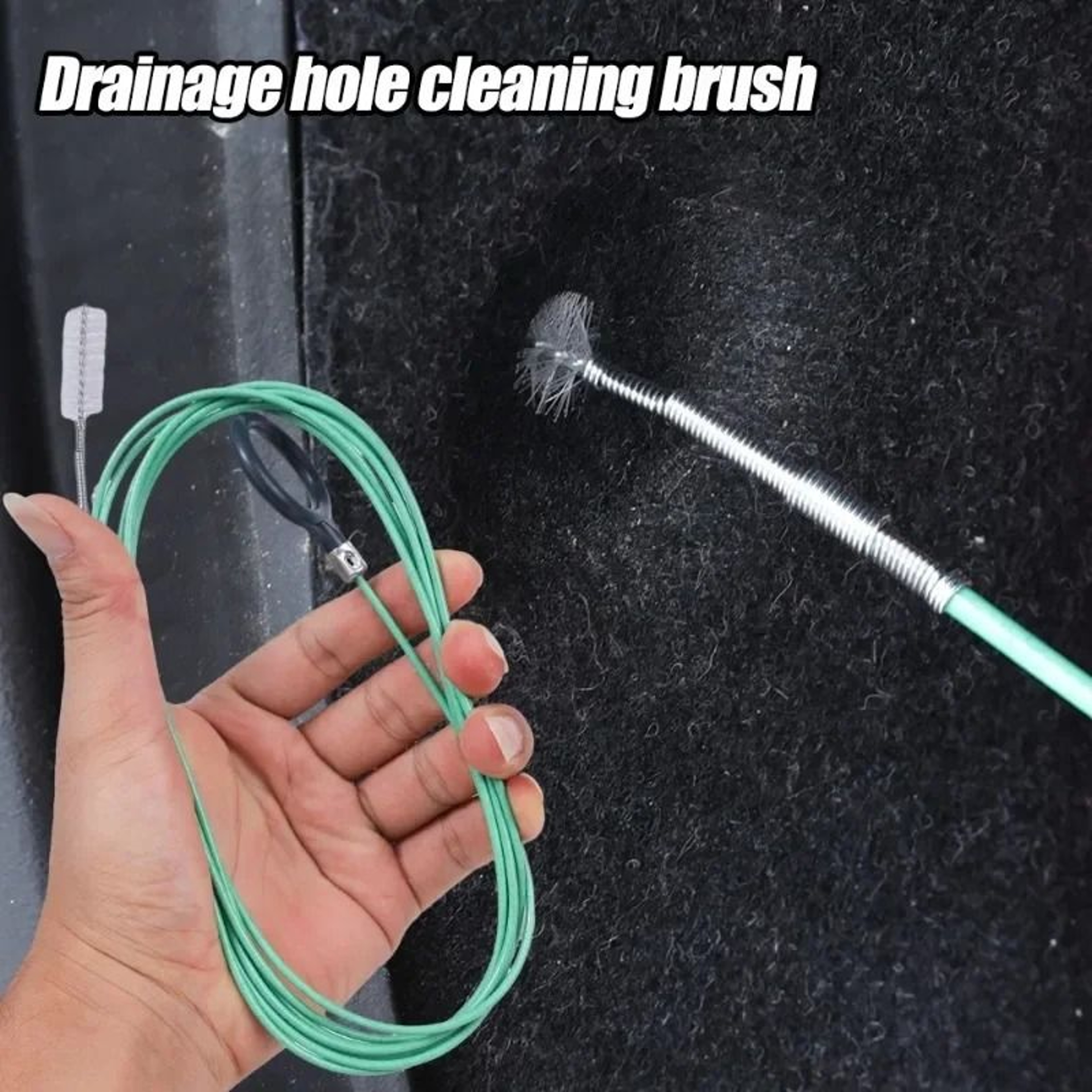 Flexible Car Sunroof Drain Cleaning Brush 5
