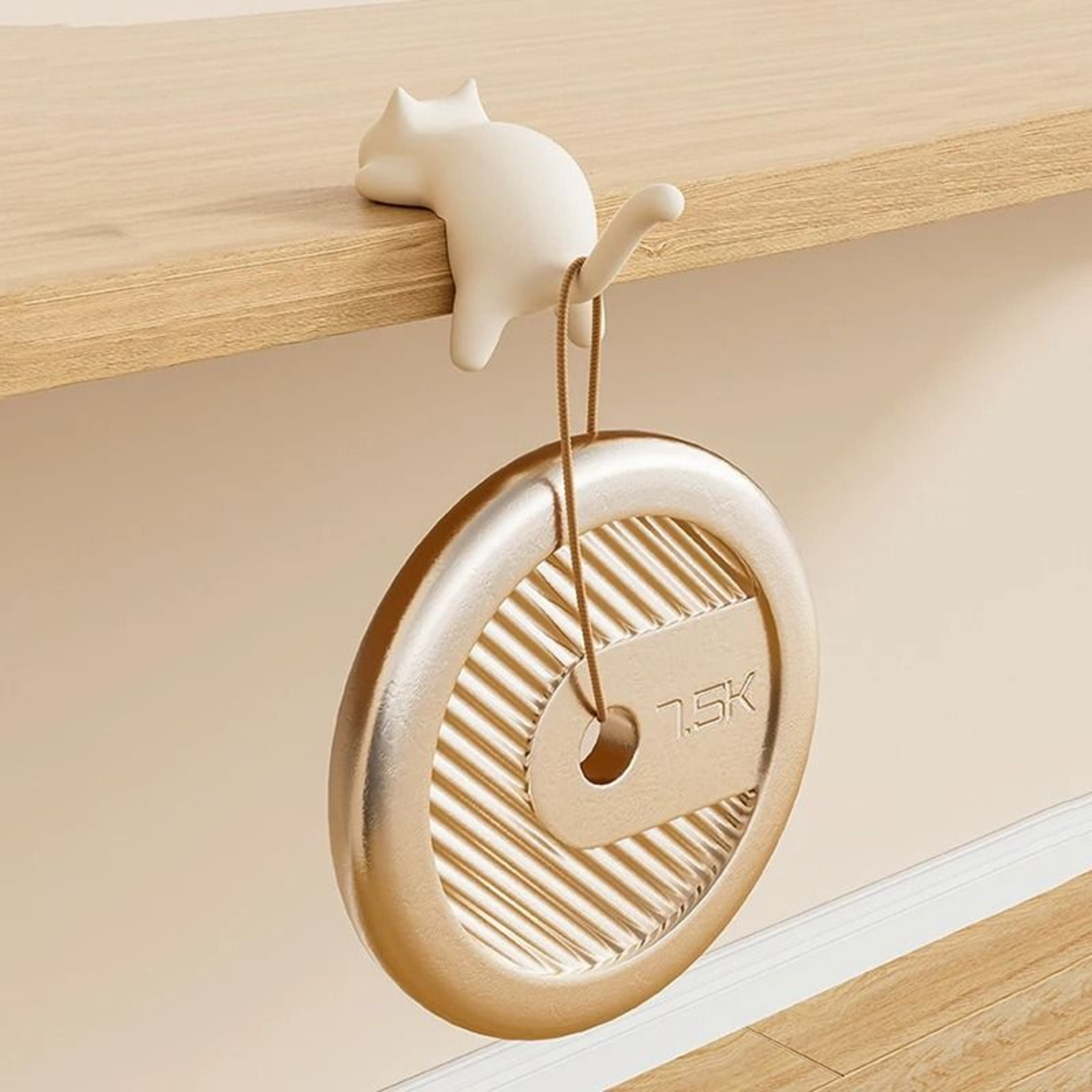Cute Cat Desk Edge Hook Organizer For Keys Bags And Headphones 3